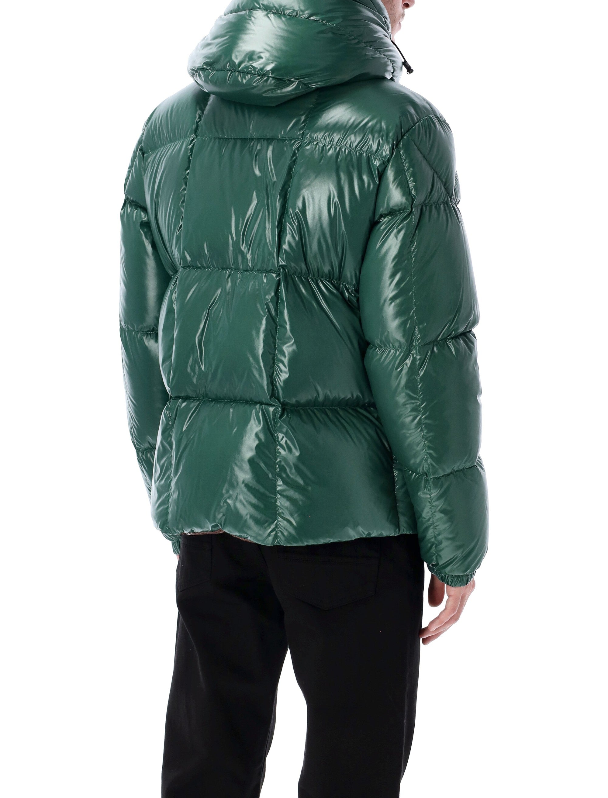 MONCLER Quilted Down Jacket with Removable Hood for Men