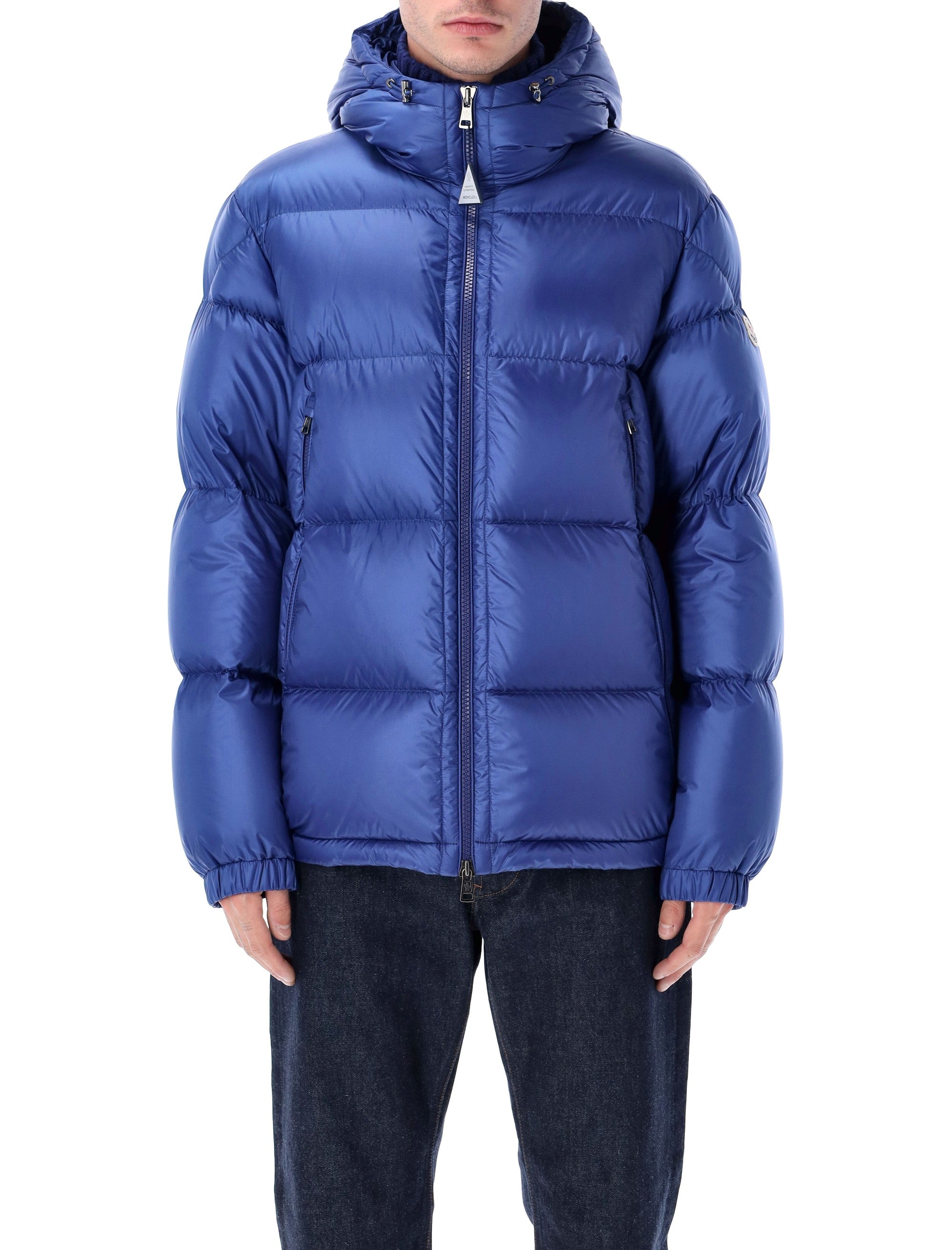 MONCLER Men's Mini Shiny Nylon Down Jacket - Size 4