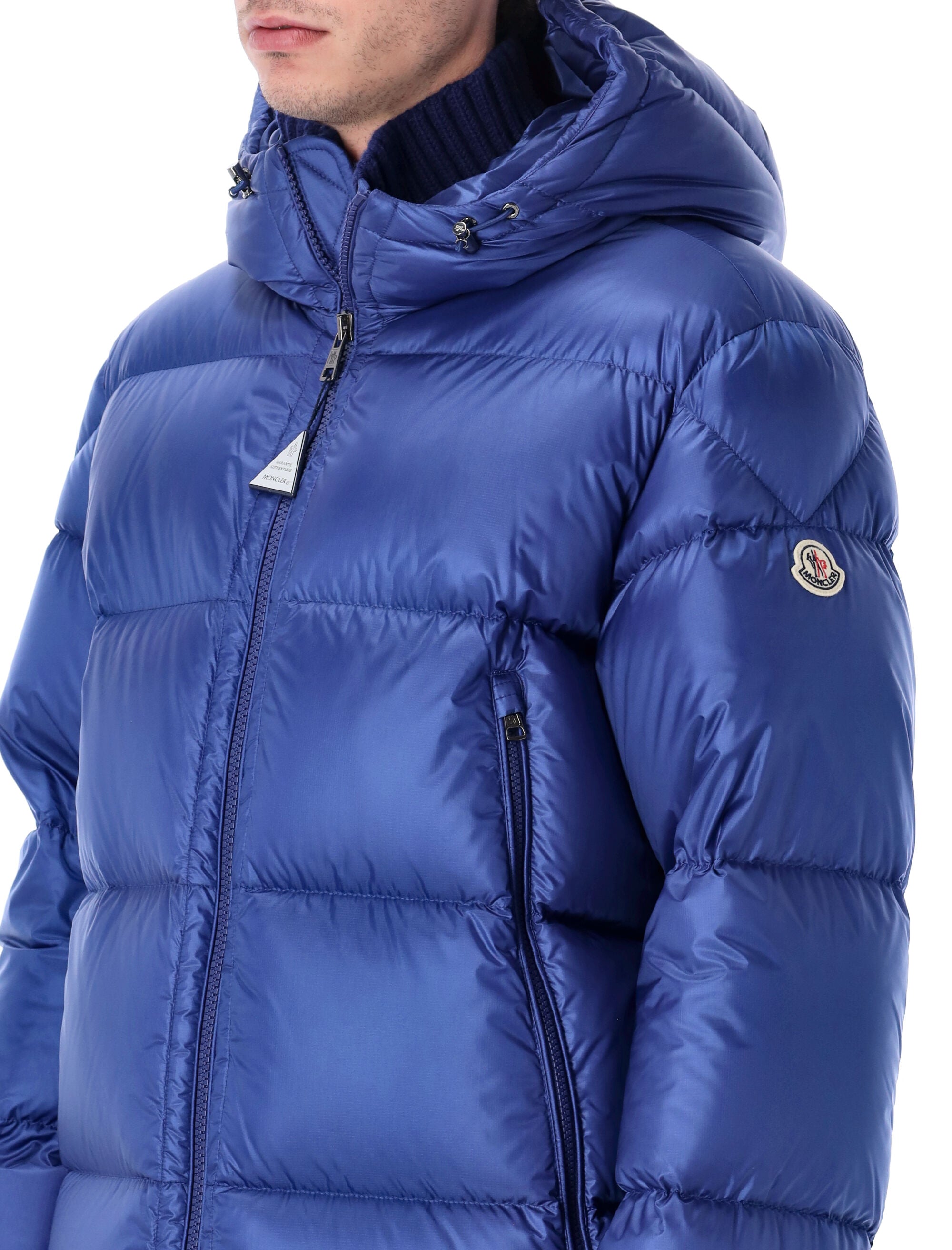 MONCLER Men's Mini Shiny Nylon Down Jacket - Size 4