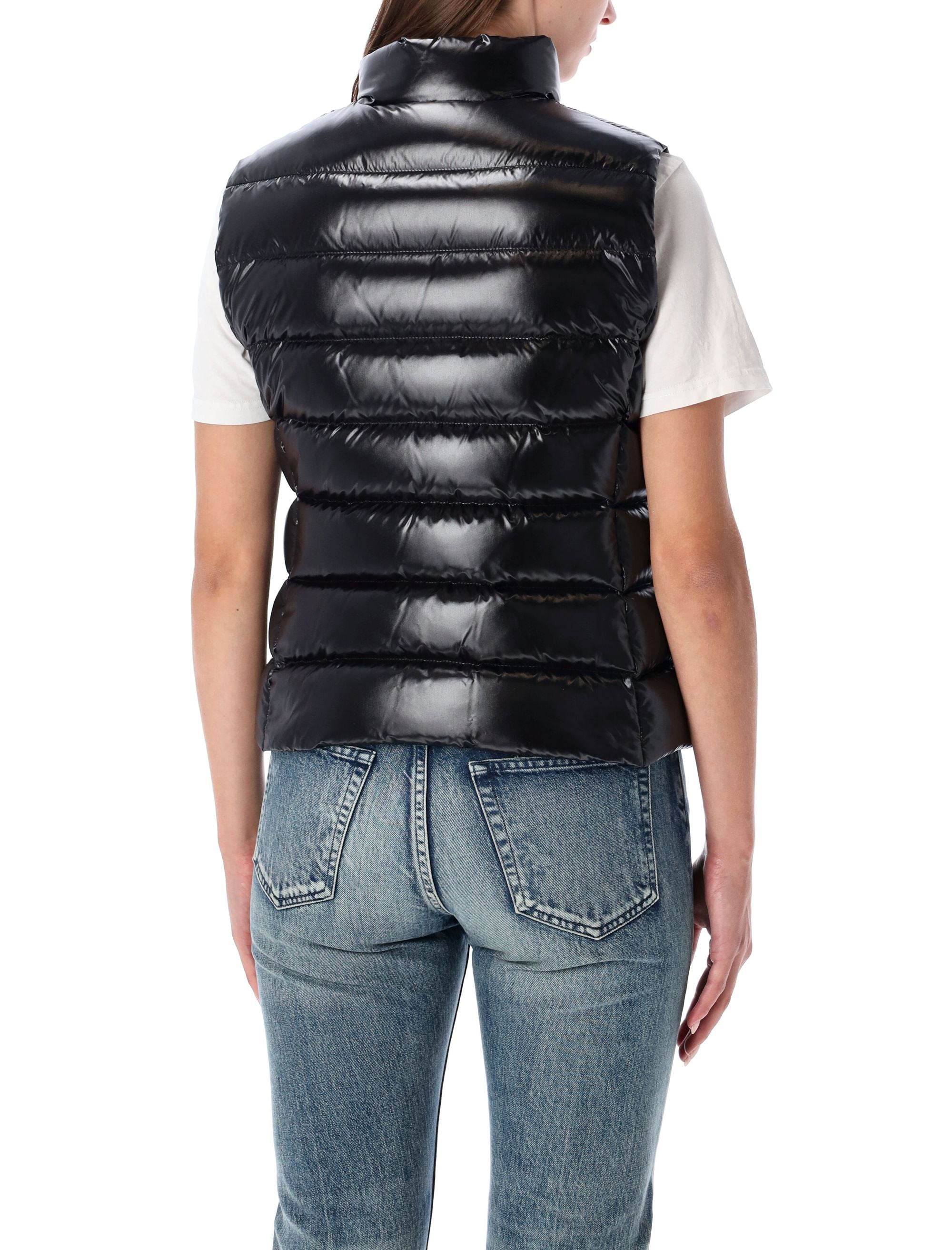 MONCLER Mini Glossy Nylon Puffer Gilet - Size 2