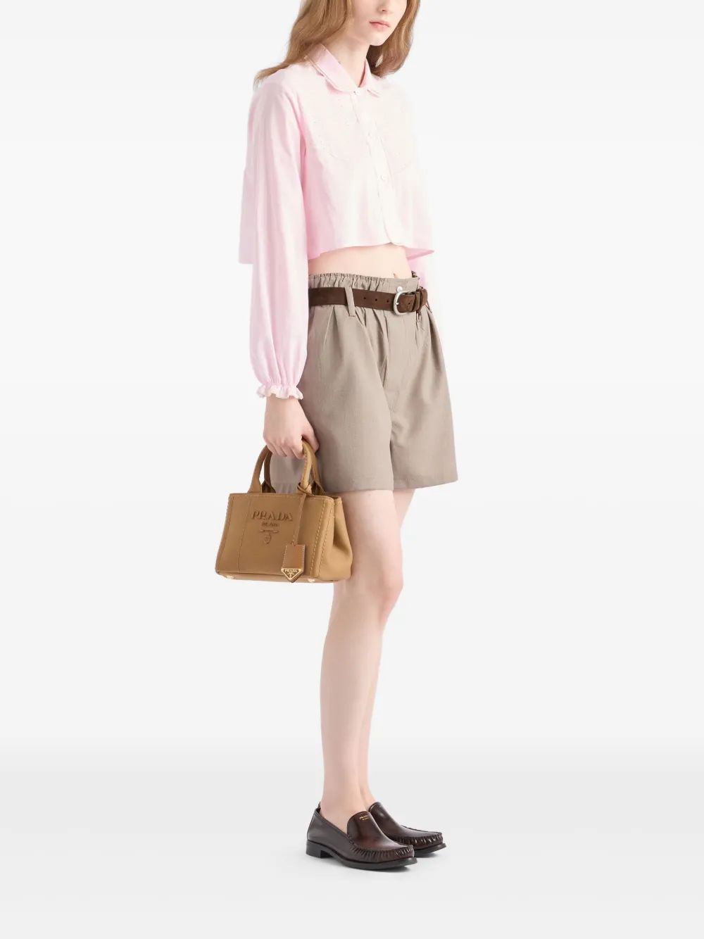 PRADA Mini Soft Fabric Handbag