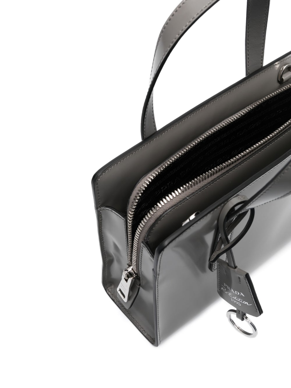 PRADA Mini Brushed Leather Handbag - Chic and Timeless