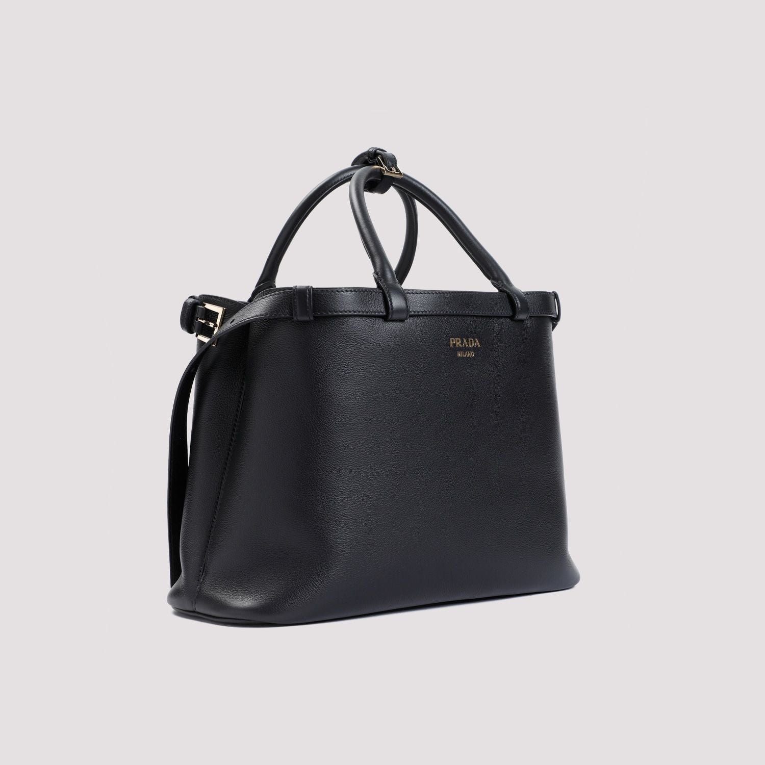 PRADA Medium Buckle Handbag