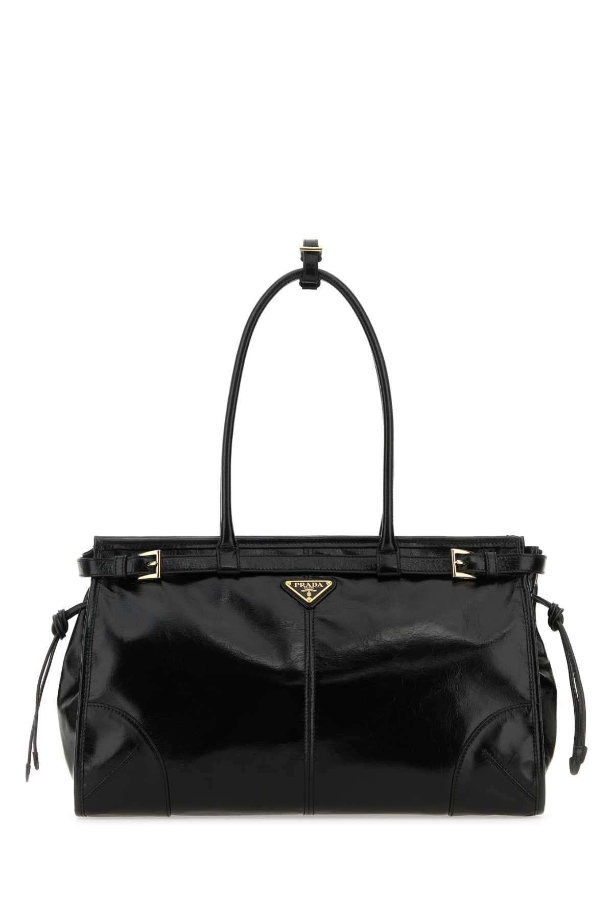 PRADA Elegant Leather Shoulder Handbag