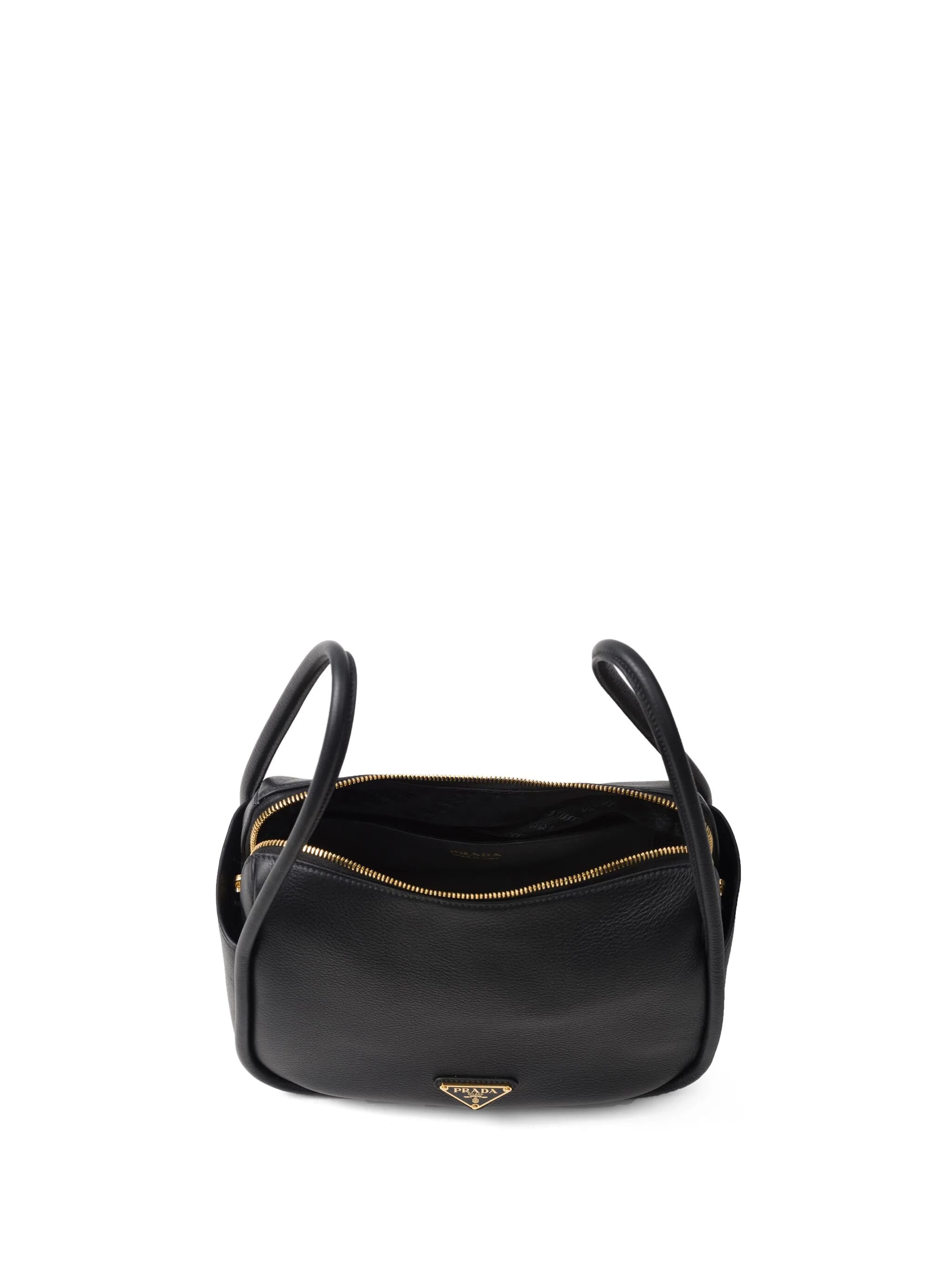 PRADA Elegant Leather Handbag for Women - FW25 Collection