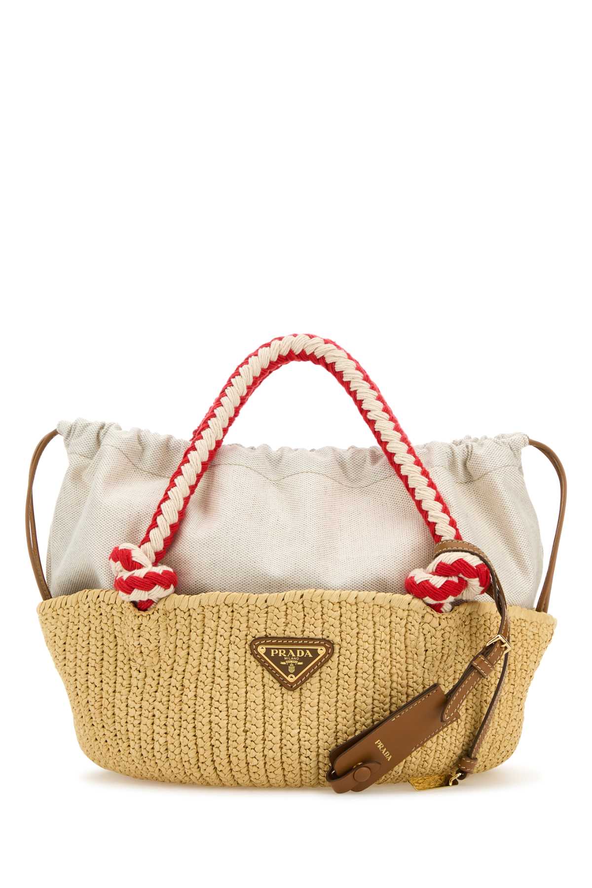 PRADA Mini Raffia Handbag