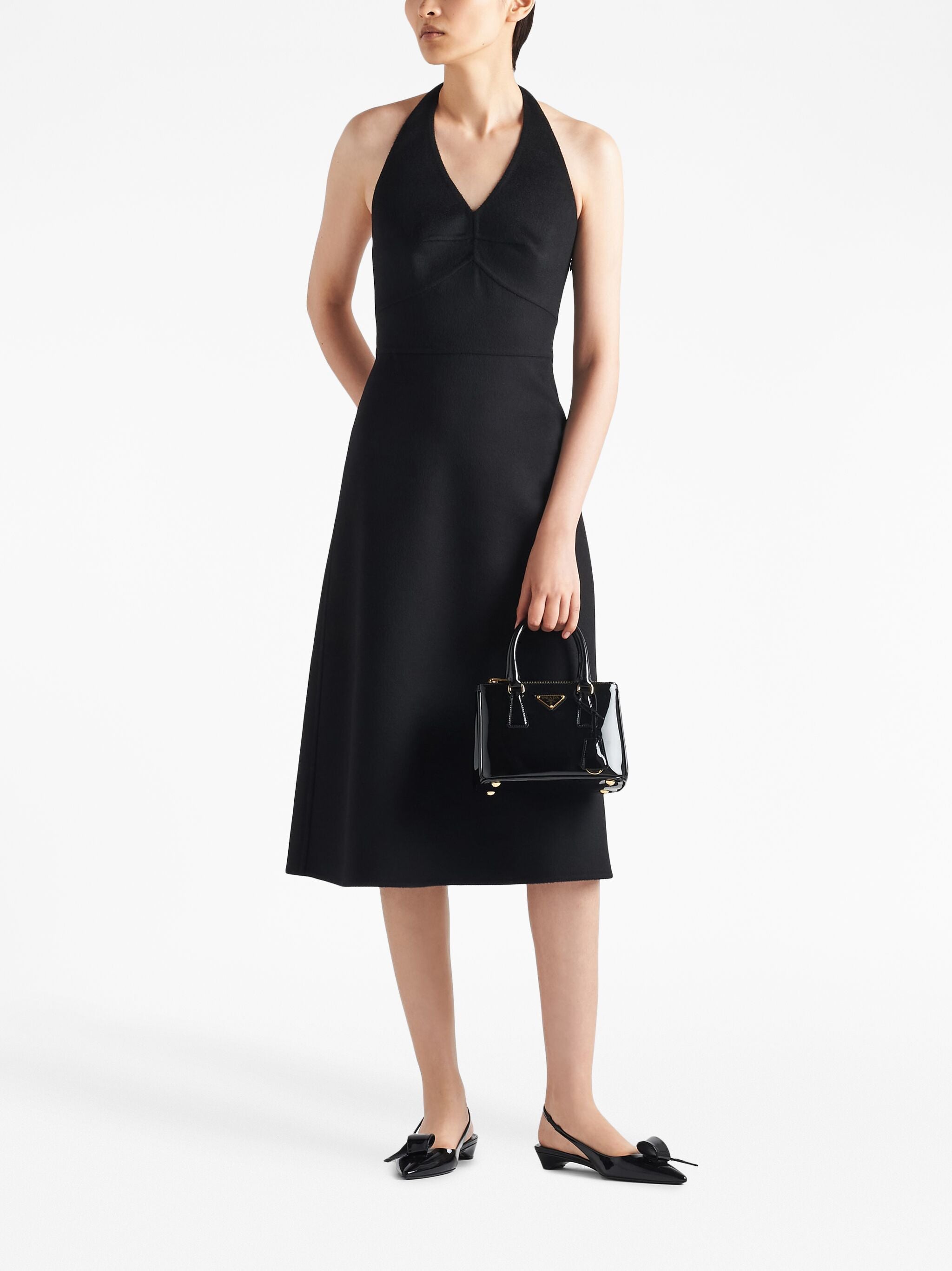 PRADA Mini Patent Leather Handbag