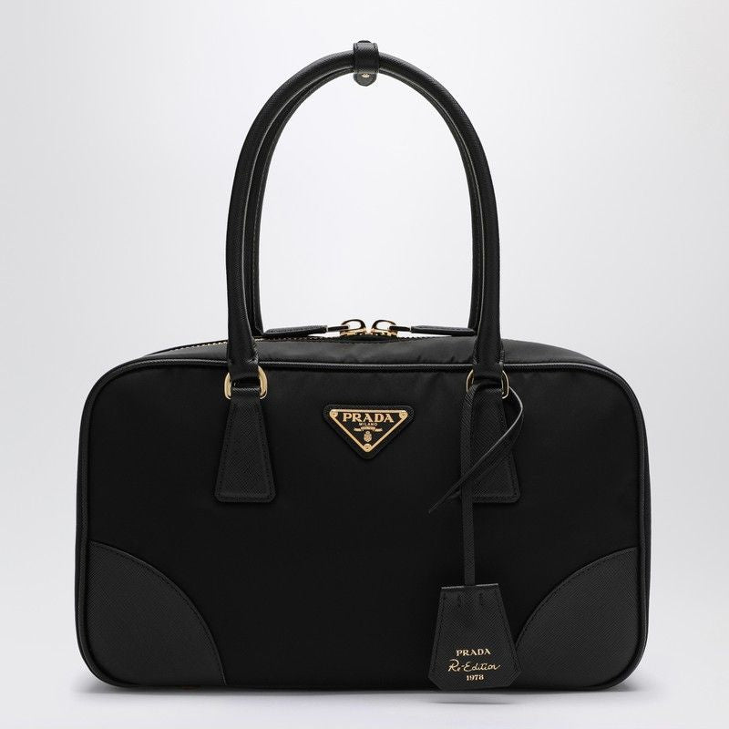 PRADA Medium Re-Nylon and Saffiano Top Case