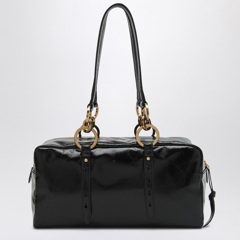 PRADA Medium Leather Dangle Handbag