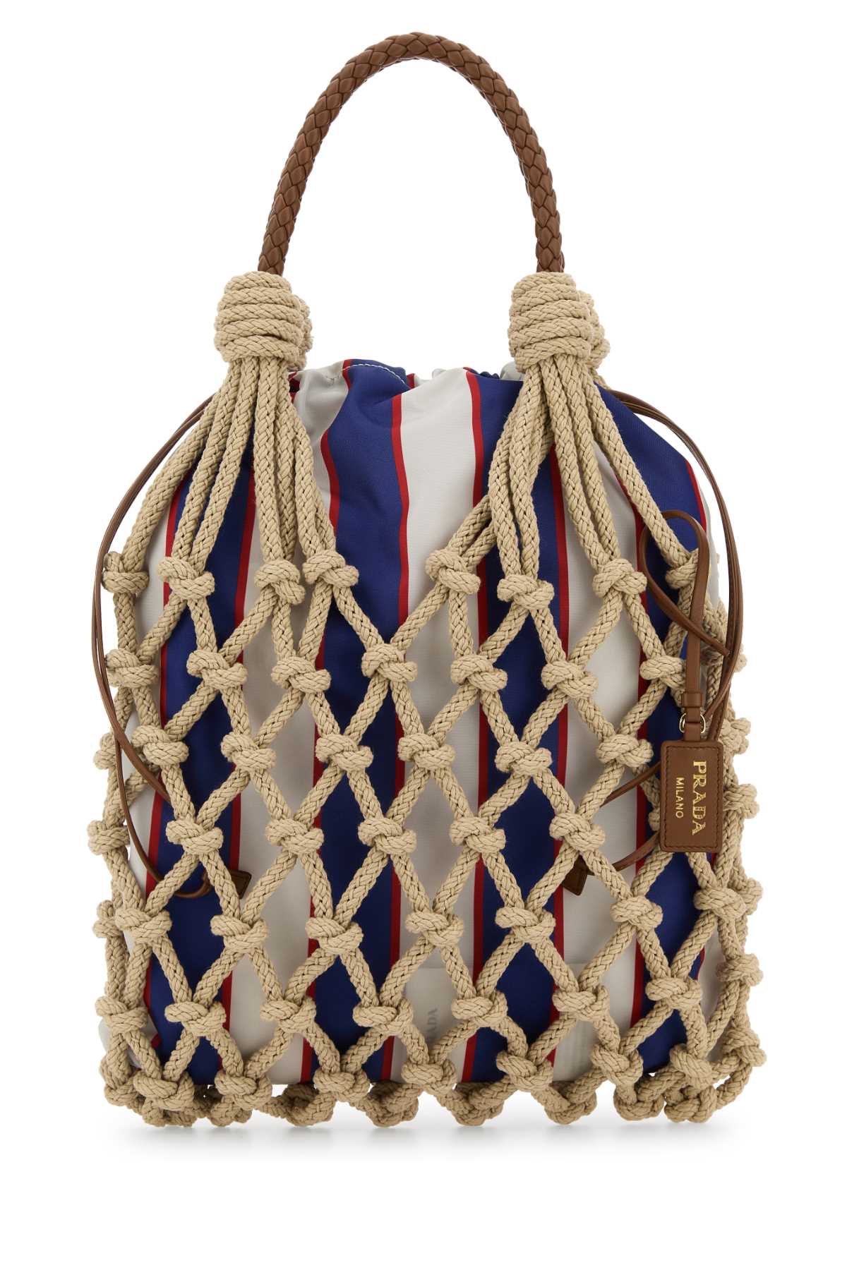 PRADA Mini Mesh Handbag for Women - SS25 Collection