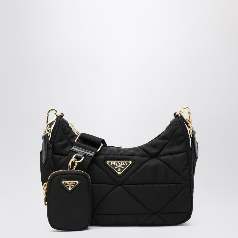 PRADA Mini Shoulder Handbag in Padded Re-Nylon