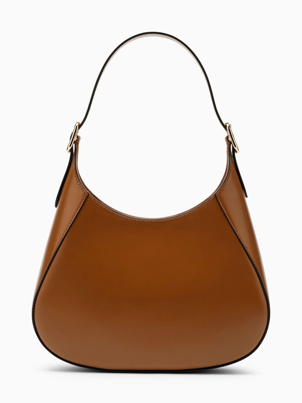PRADA Leather Shoulder Hobo Handbag - 26cm x 17cm x 4cm
