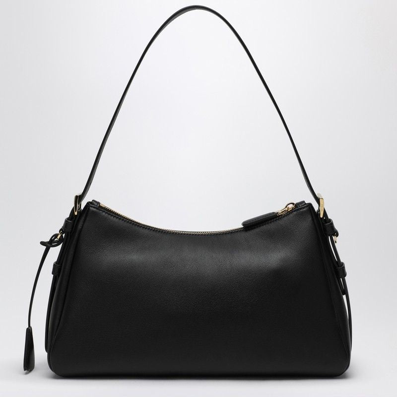 PRADA Medium Leather Handbag with Adjustable Top Handle