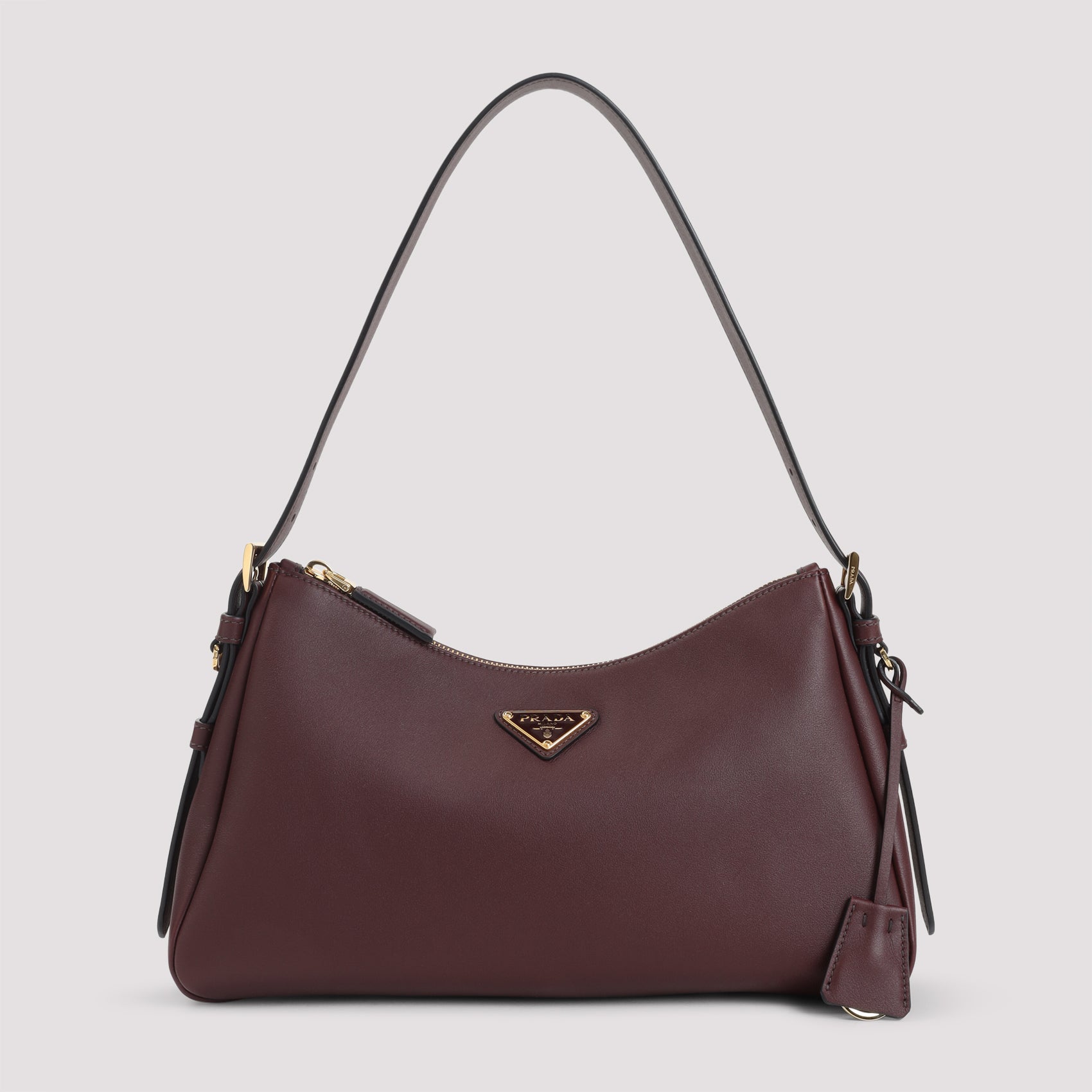 PRADA Mini Leather Handbag - H:15CM W:31CM D:9CM