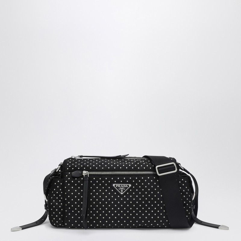 PRADA Mini Re-Nylon Handbag with Studs