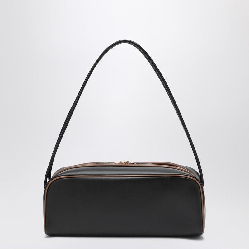 PRADA Elegant Swing Handbag with Double Zip Closure