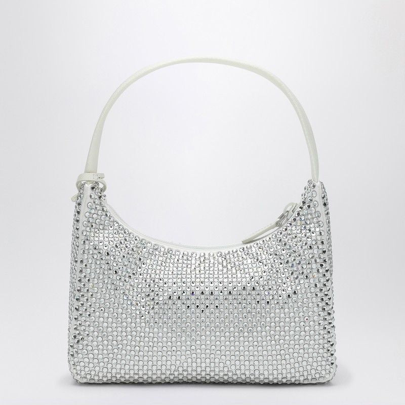 PRADA Mini Re-Edition Handbag with Crystals