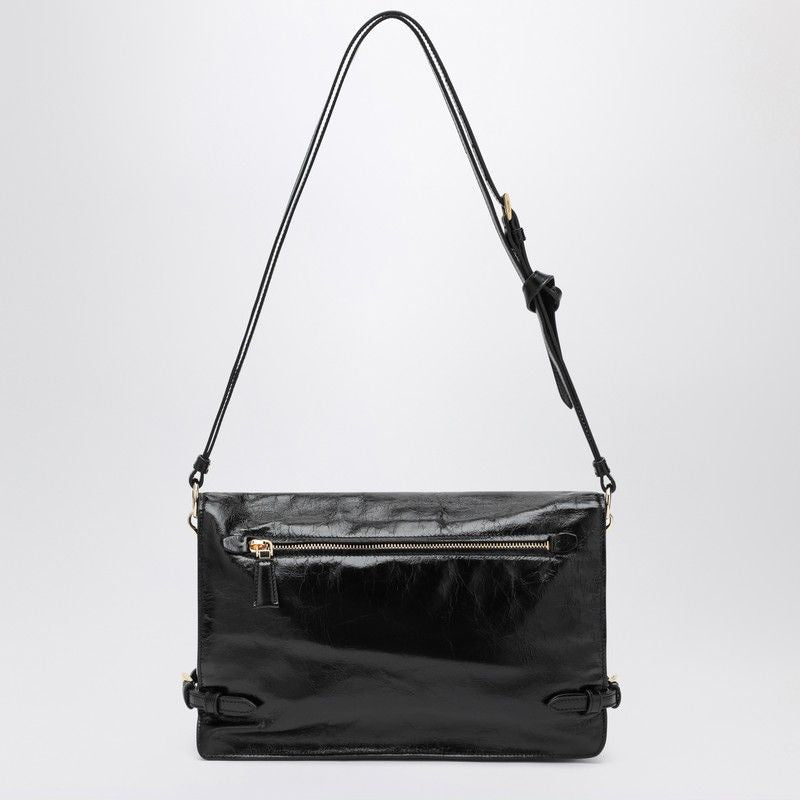 PRADA Medium Shoulder Handbag in Shiny Leather