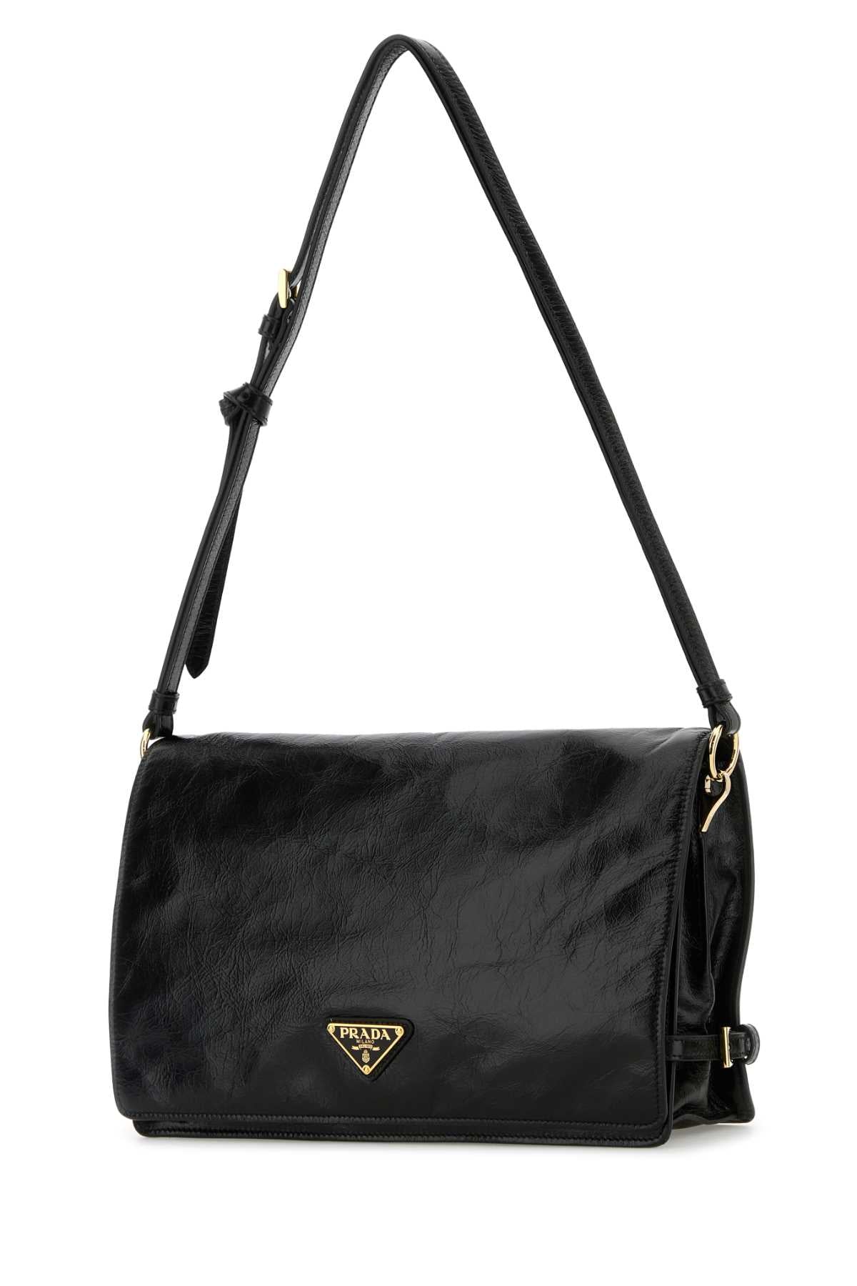PRADA Medium Leather Shoulder Handbag