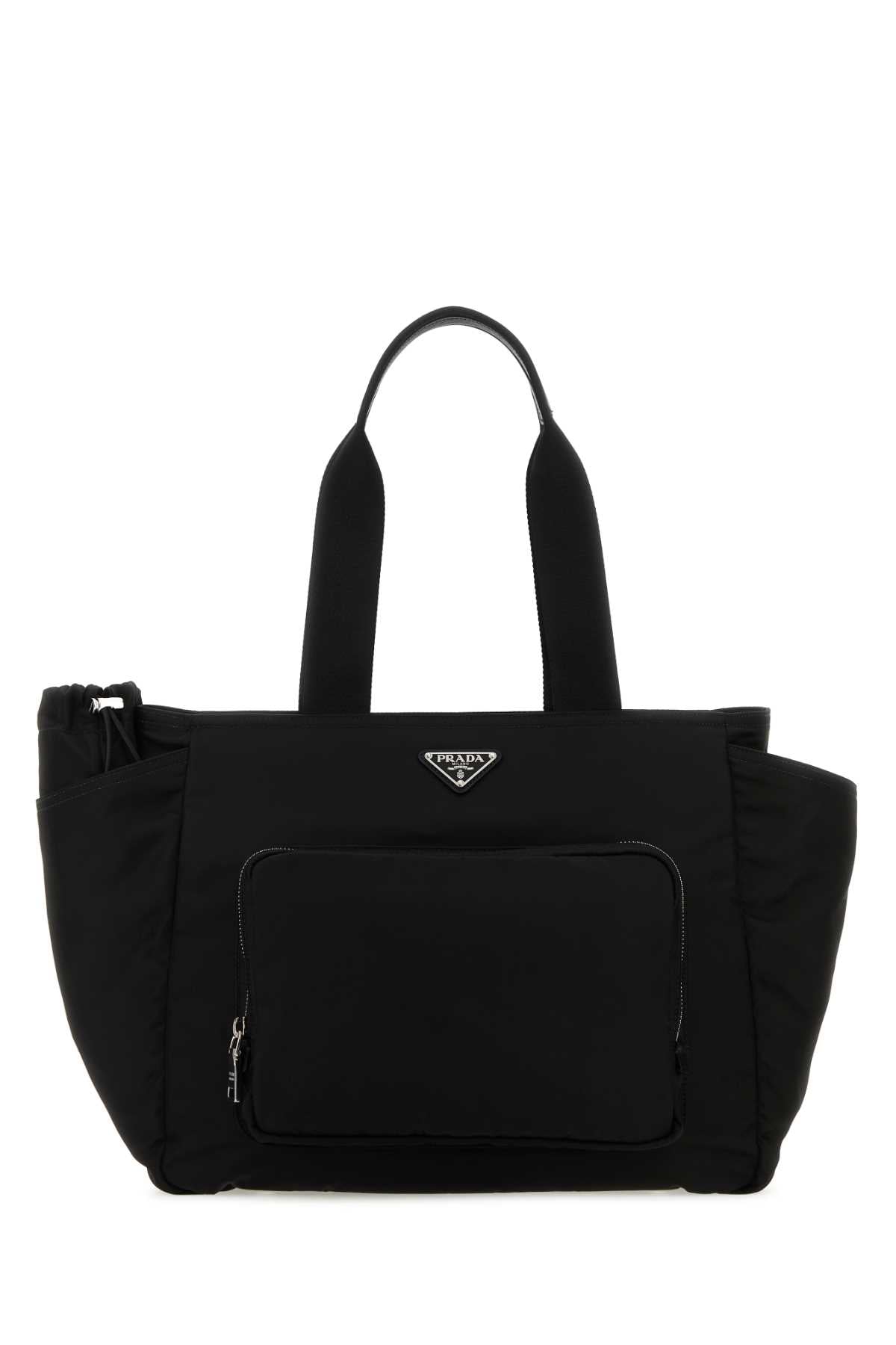 PRADA Black Nylon Shopping Handbag for Women