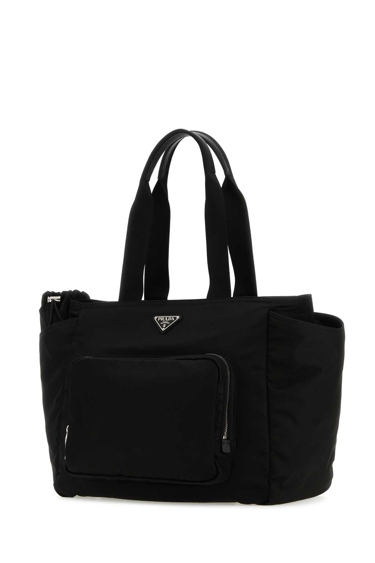 PRADA Black Nylon Shopping Handbag for Women