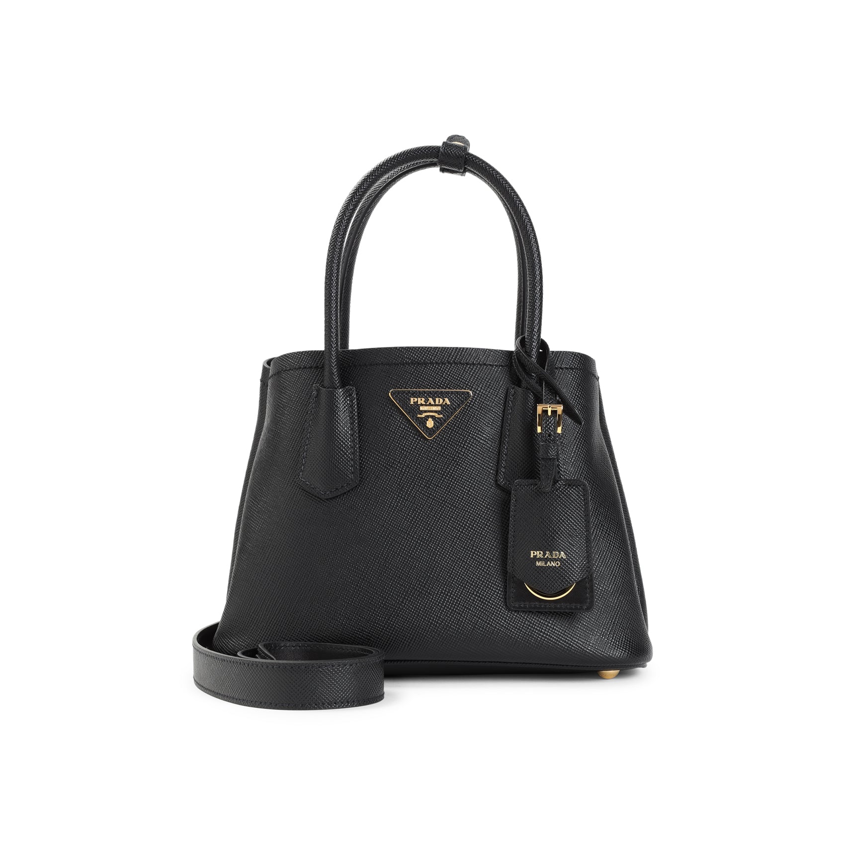 PRADA Elegant Leather Handbag