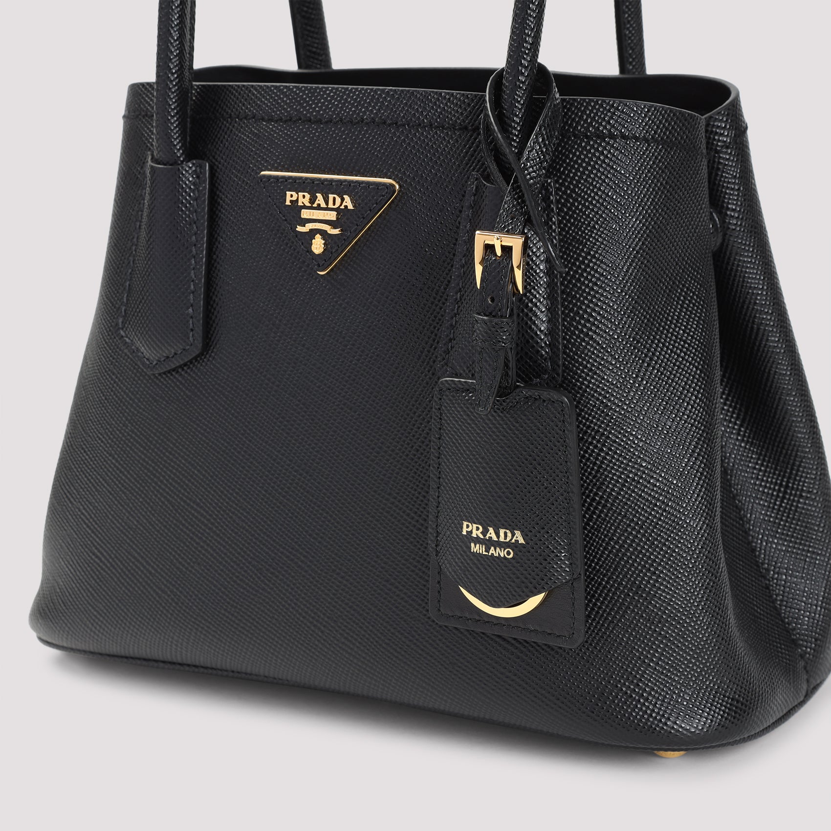 PRADA Elegant Leather Handbag