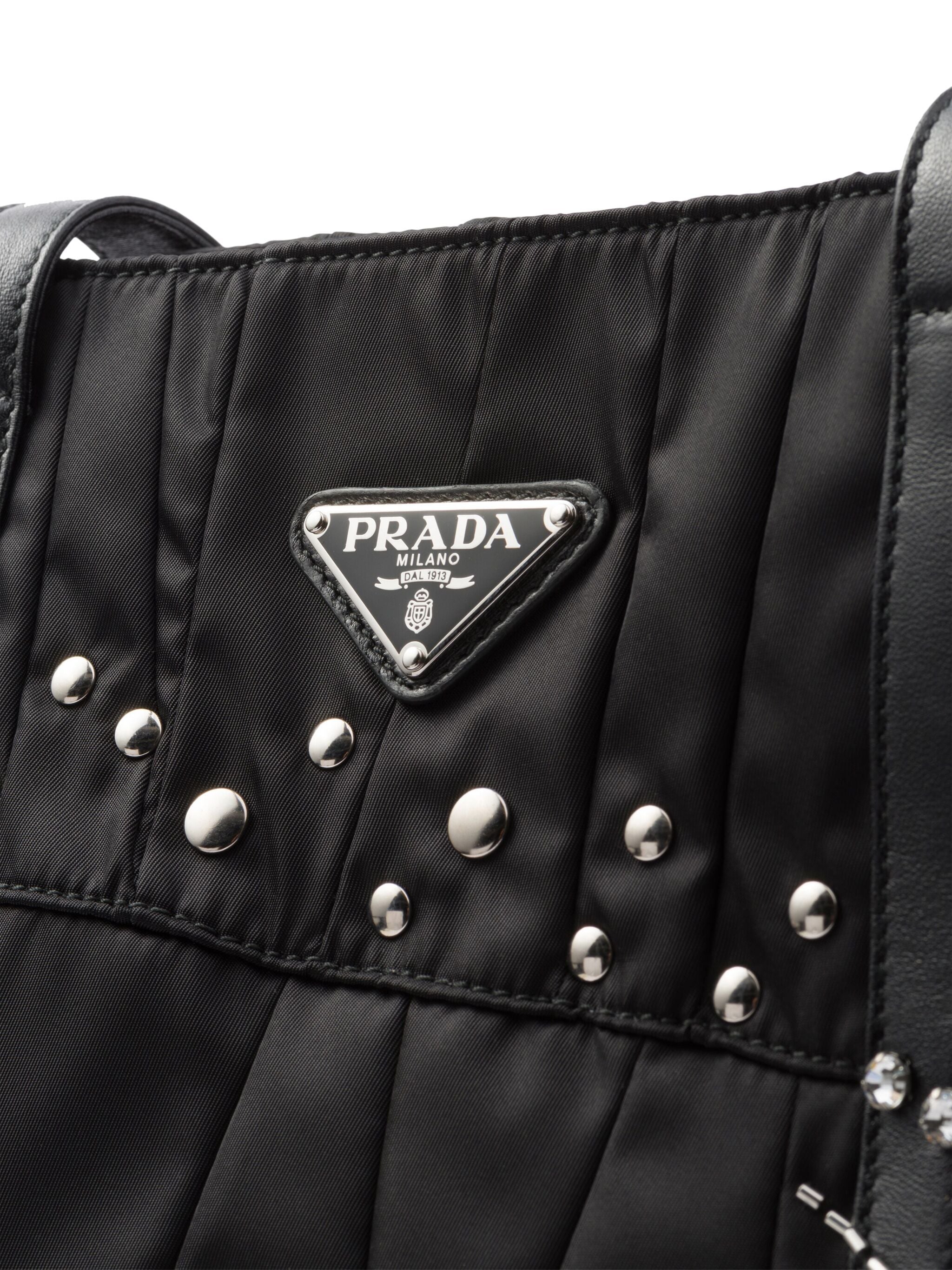 PRADA Stylish Leather Handbag for Women - FW25 Collection