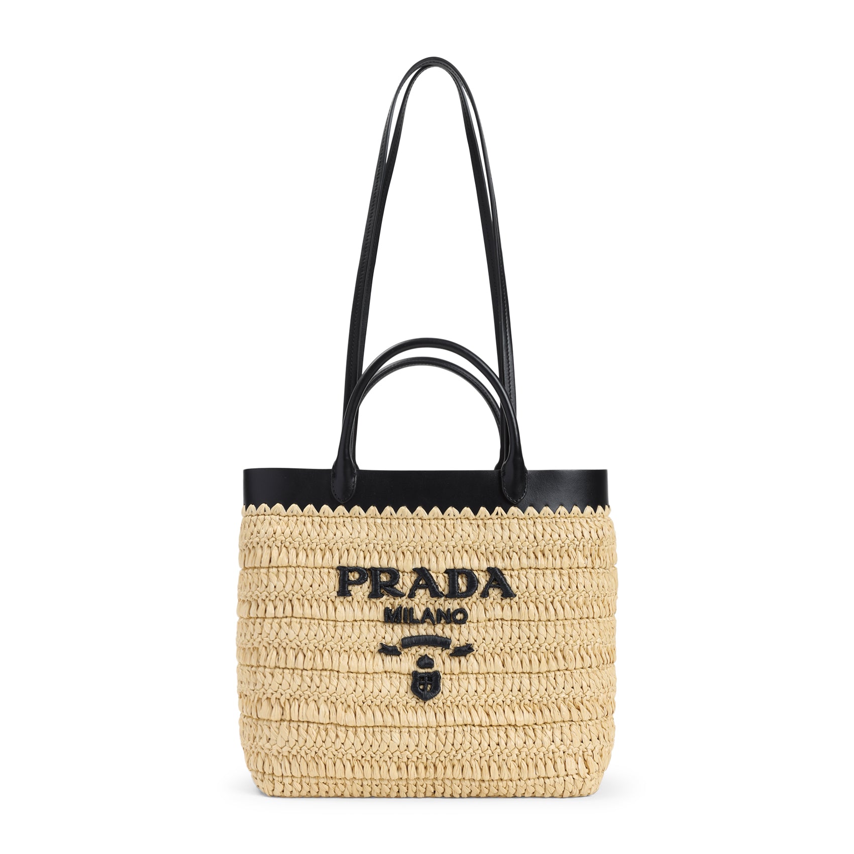 PRADA Mini Raffia Handbag for Women