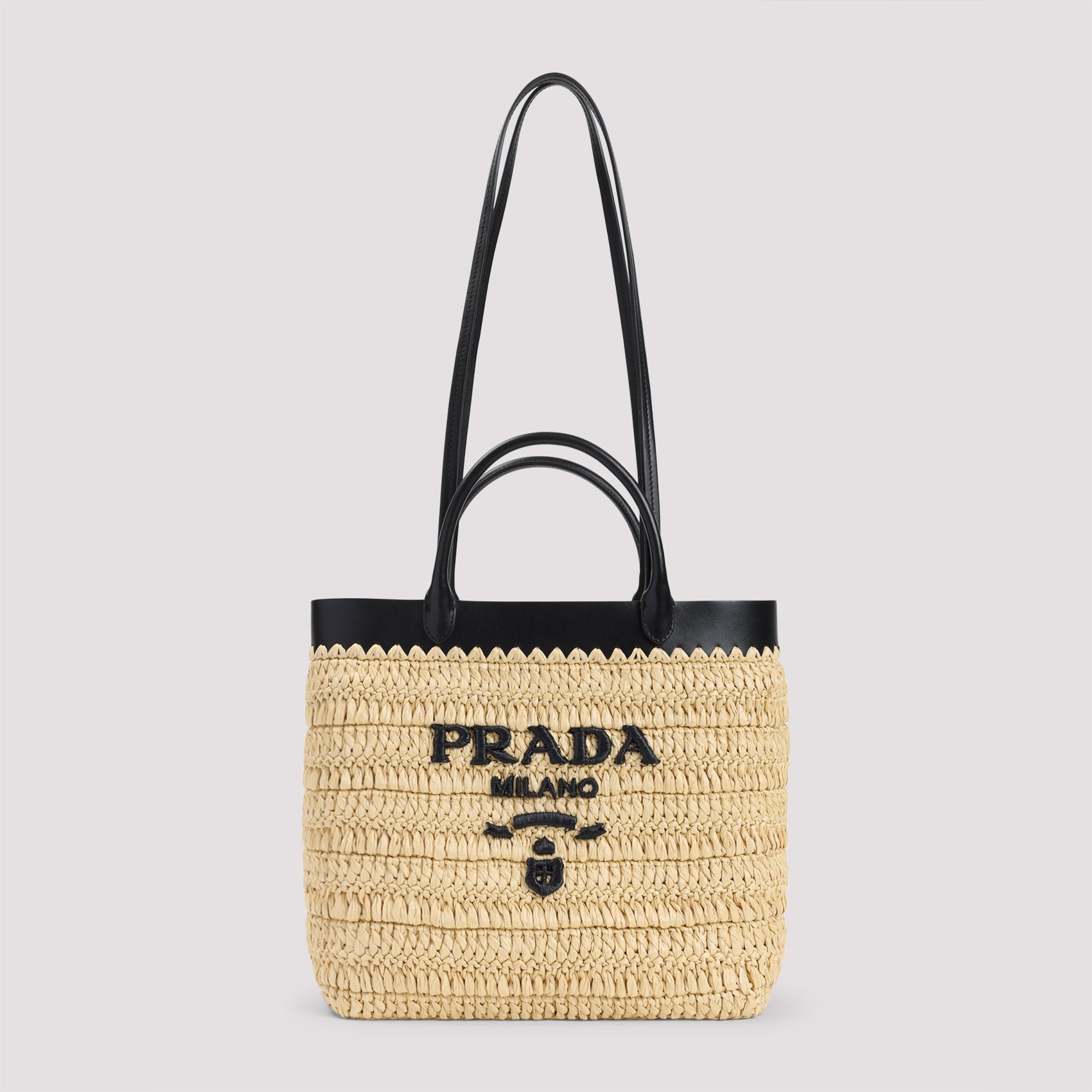 PRADA Mini Raffia Handbag for Women