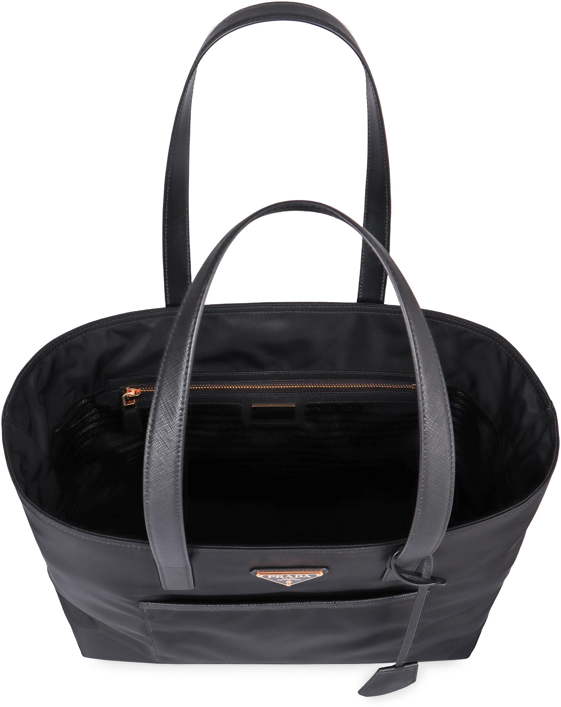 PRADA Re-Edition 1978 Medium Re-Nylon and Saffiano Leather Tote Handbag