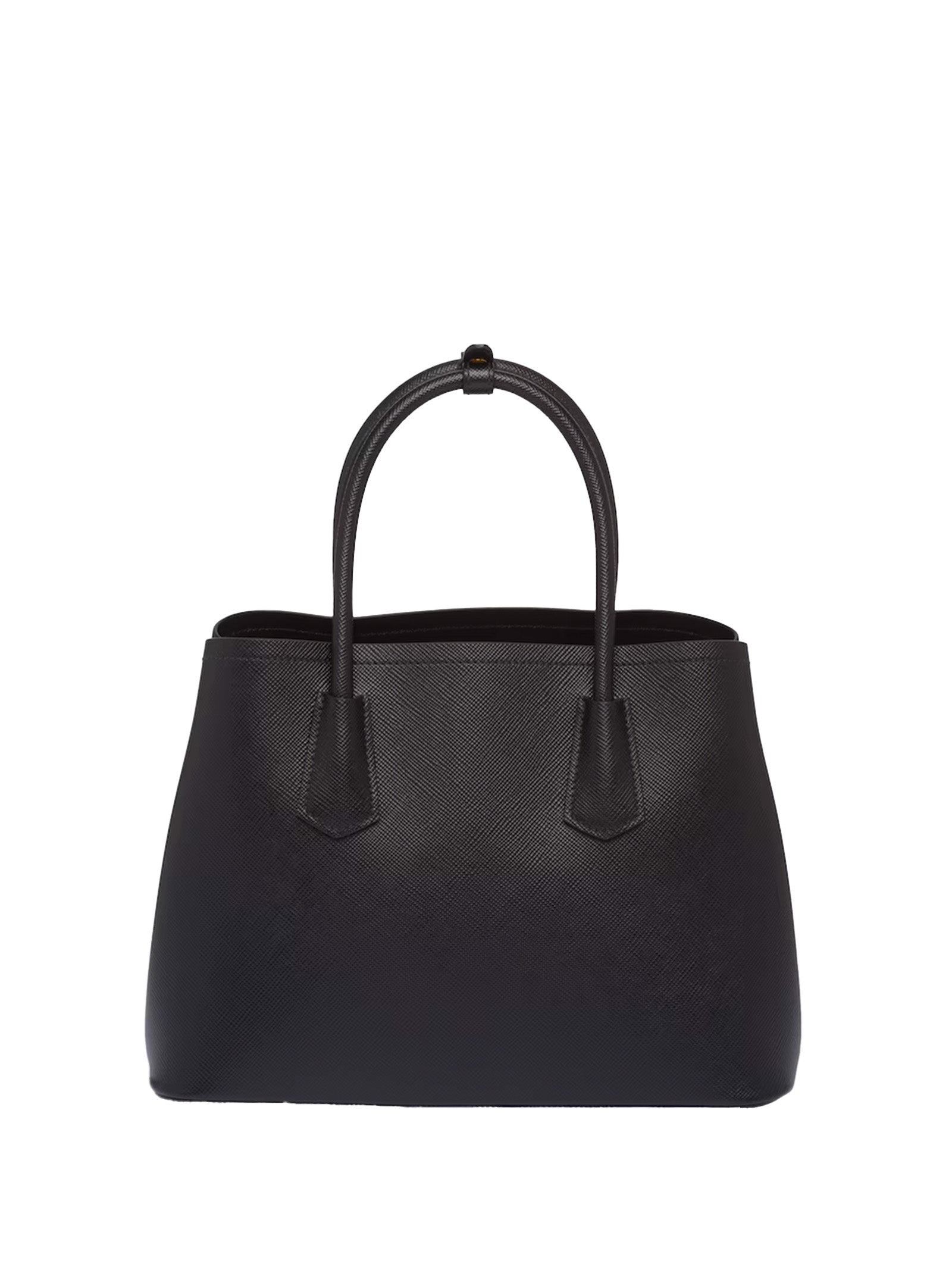 PRADA Double Medium Leather Handbag - Chic and Stylish