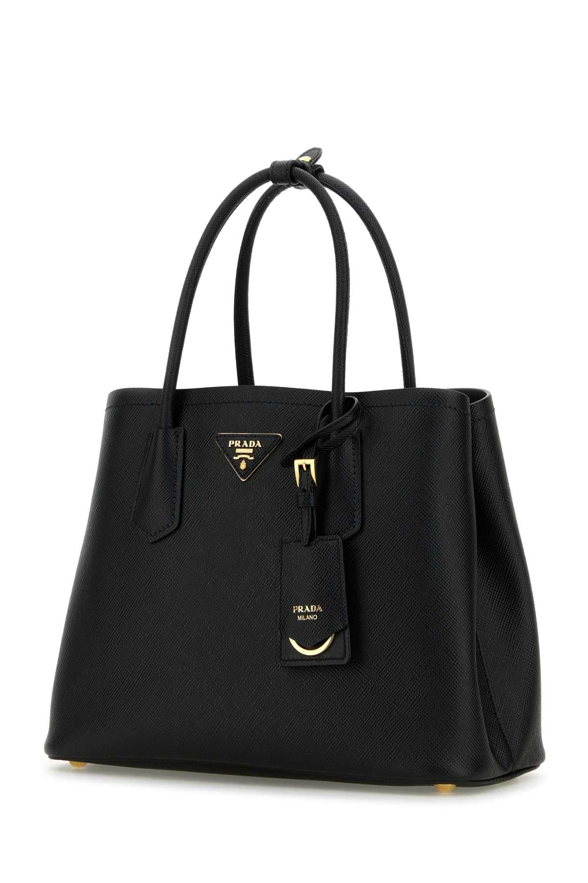 PRADA Mini Leather Double Handbag