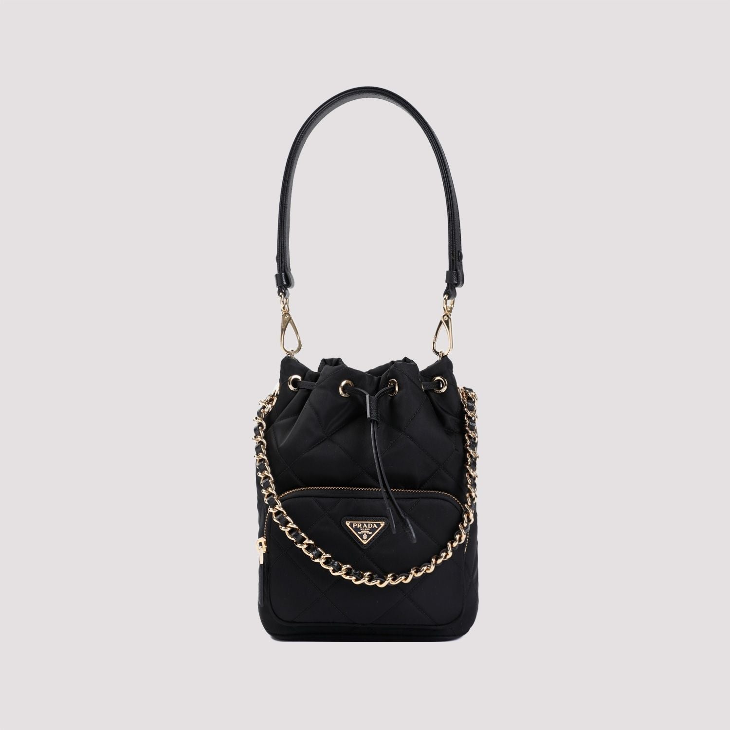 PRADA Re-Nylon Mini Bucket Handbag