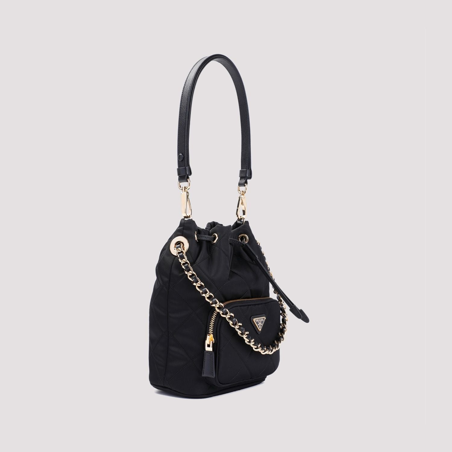PRADA Re-Nylon Mini Bucket Handbag