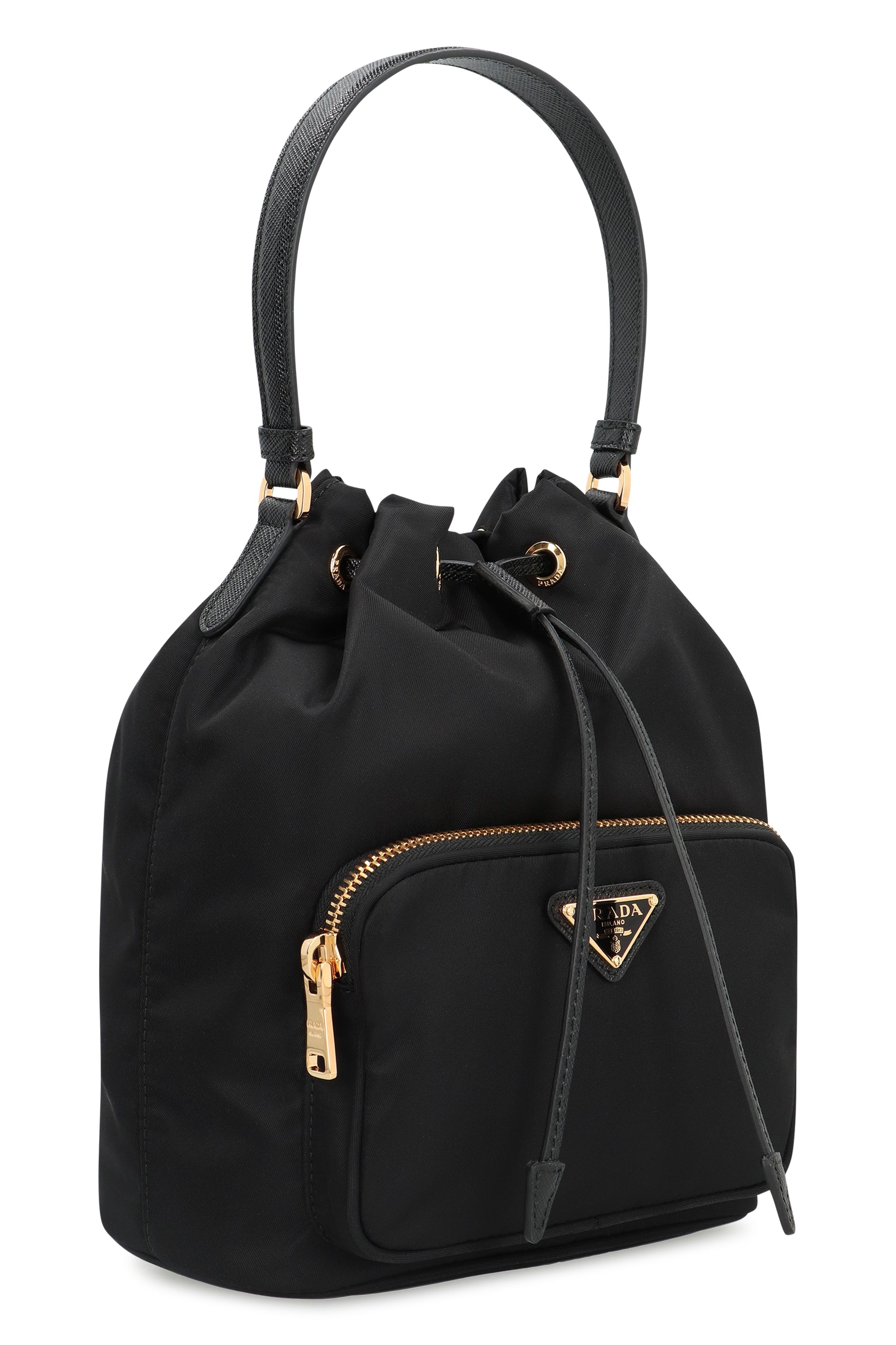 PRADA Re-Nylon Bucket Handbag - 17.5 x 22.5 x 12 cm