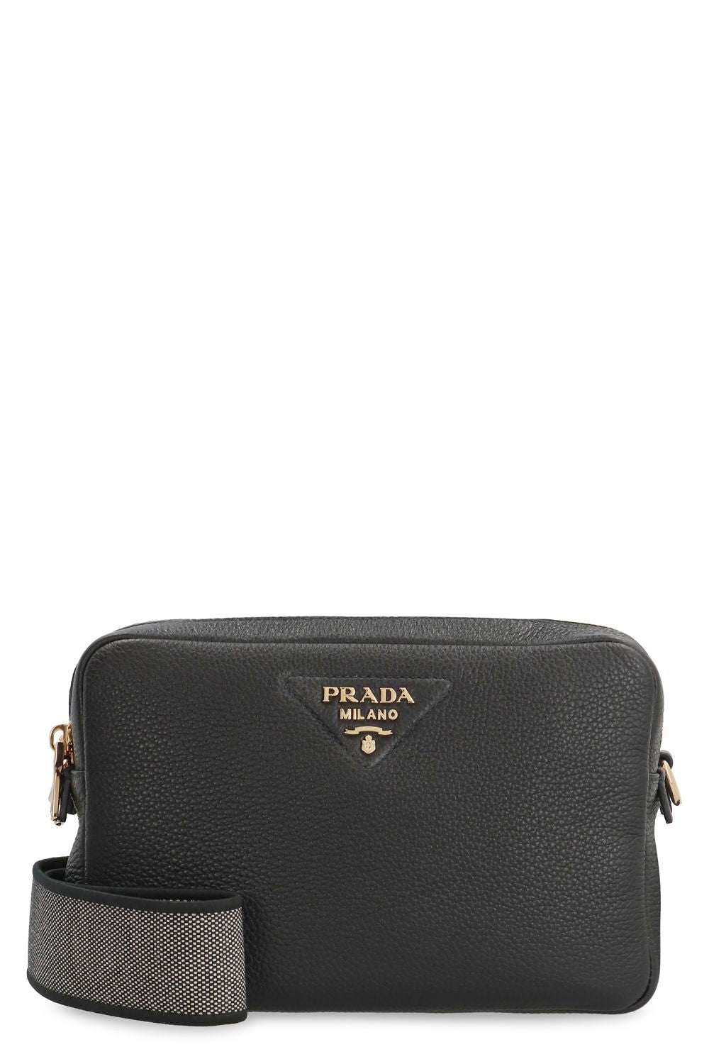 PRADA Mini Leather Crossbody Handbag