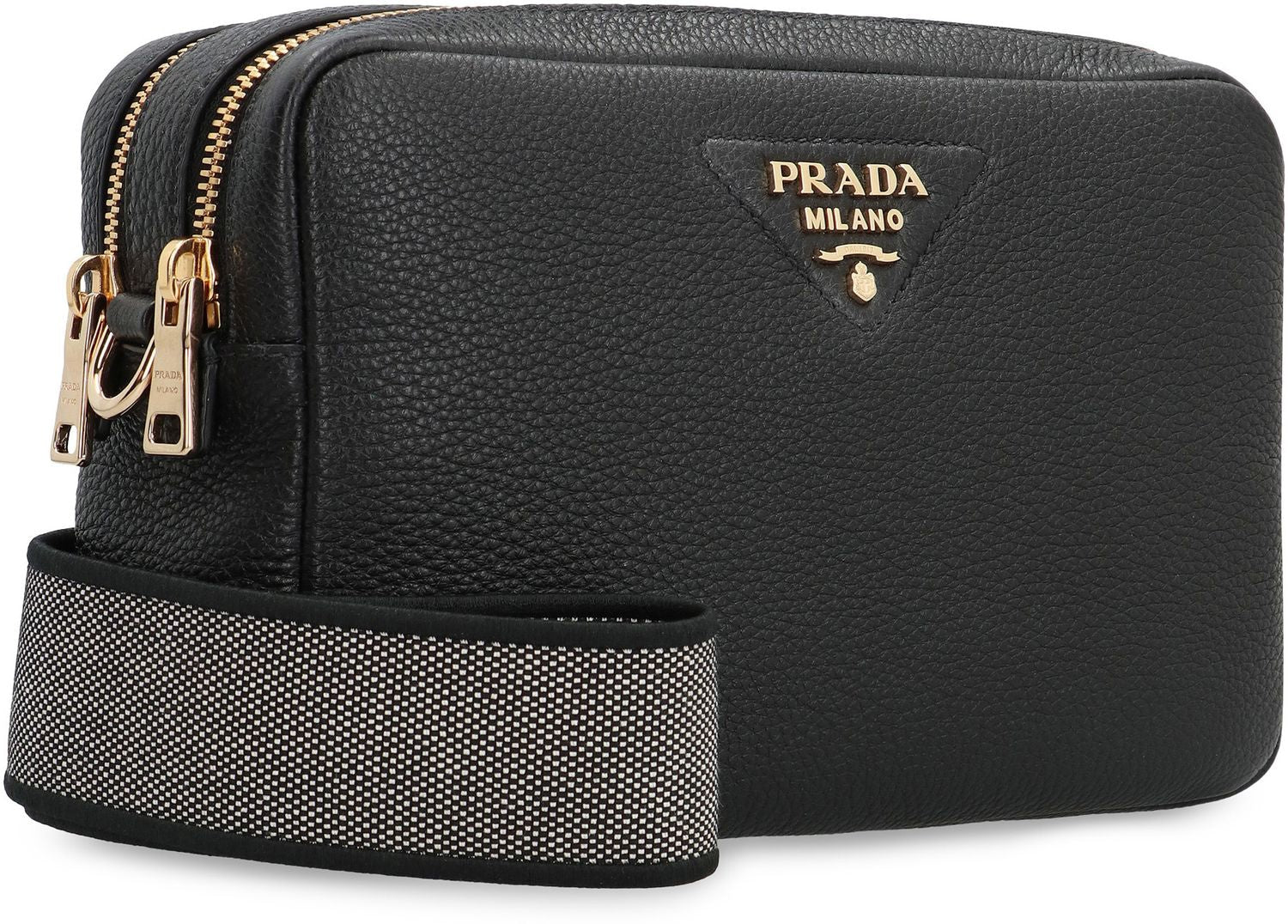 PRADA Mini Leather Crossbody Handbag