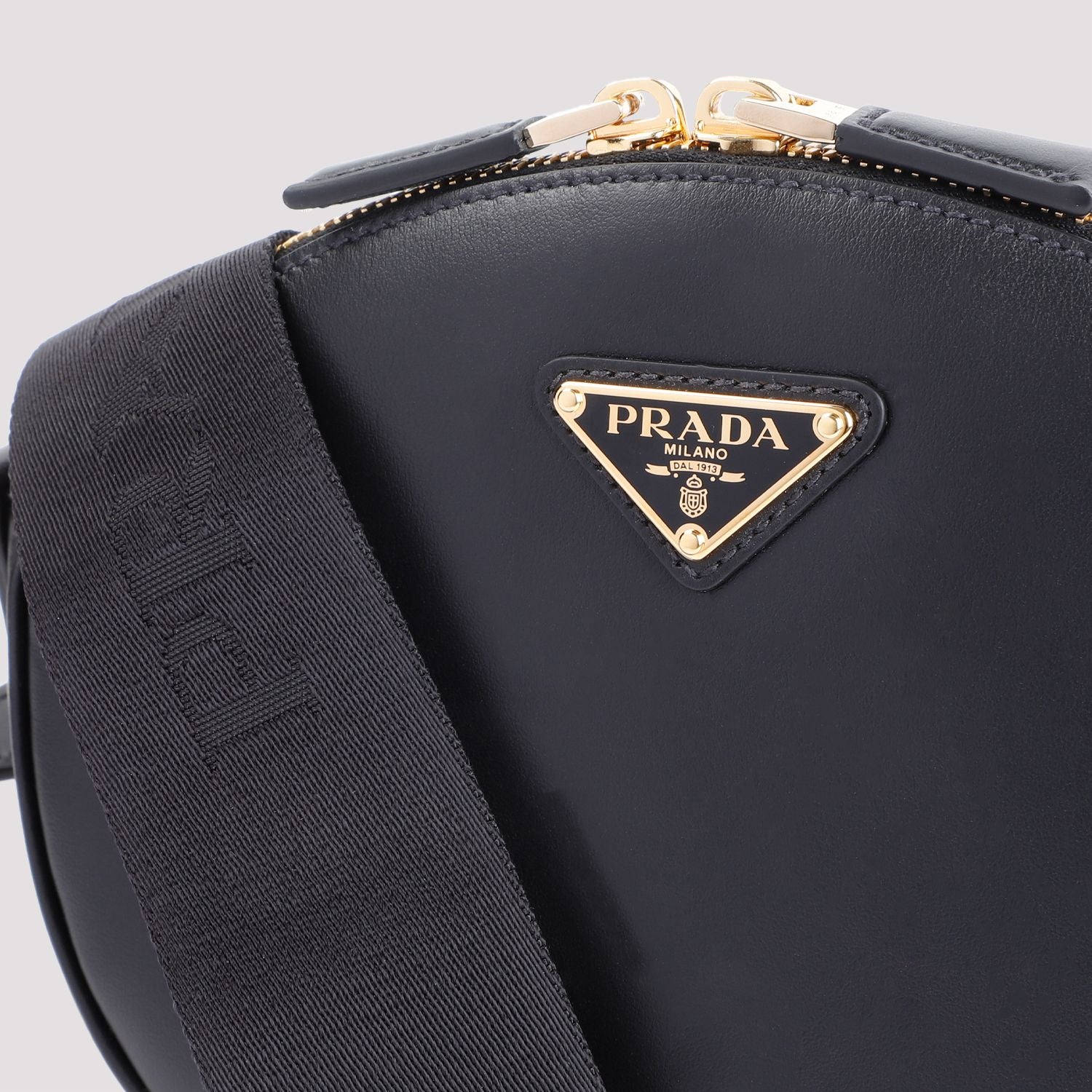 PRADA Mini Leather Crossbody Handbag