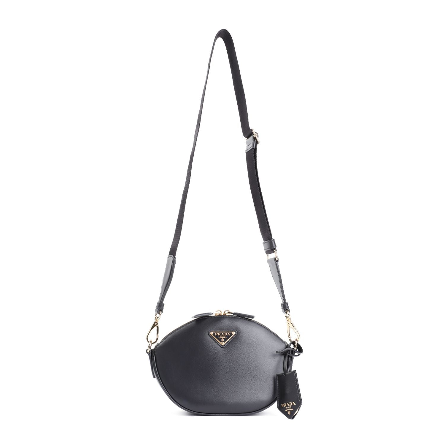 PRADA Mini Leather Crossbody Handbag