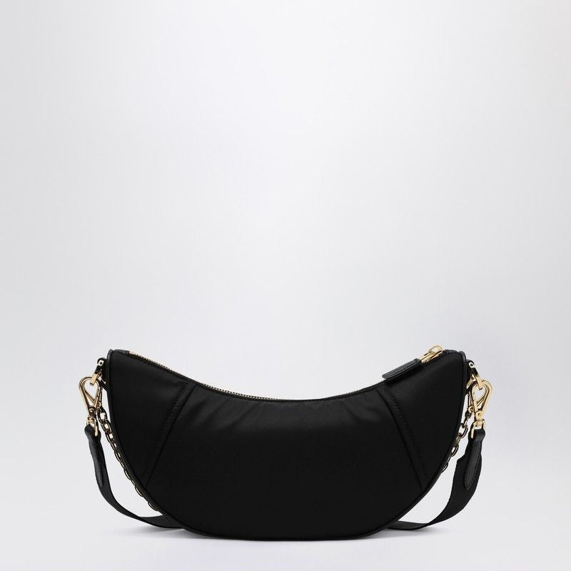 PRADA Demi-Lune Mini Shoulder Handbag