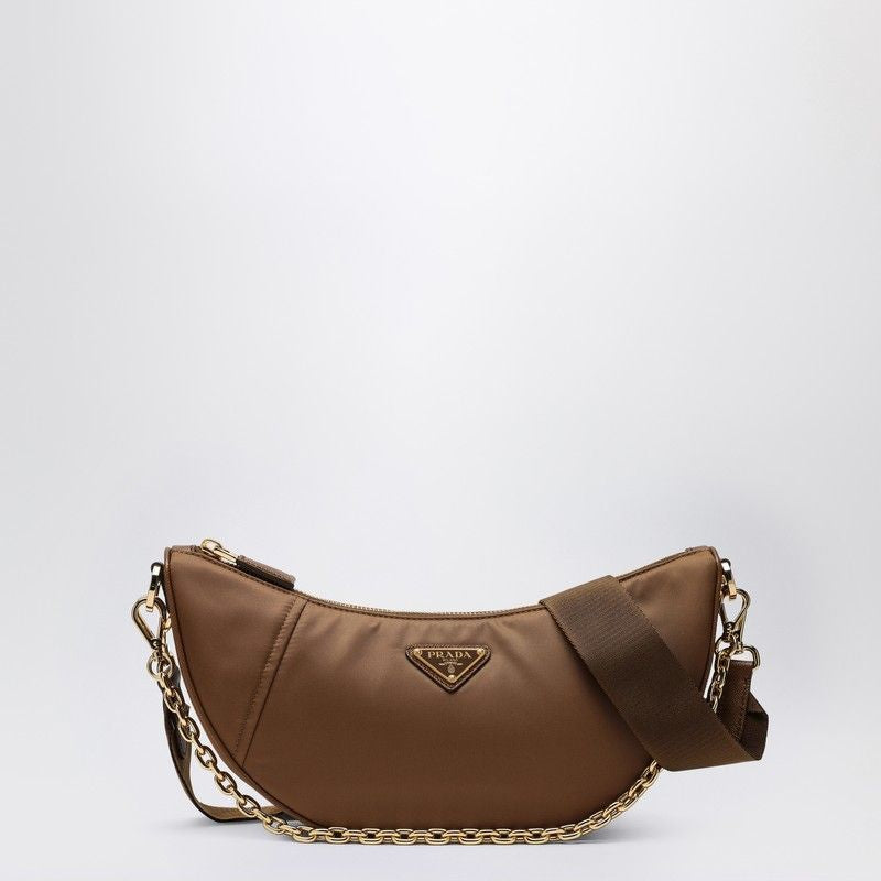 PRADA Demi-Lune Mini Shoulder Handbag in Re-Nylon