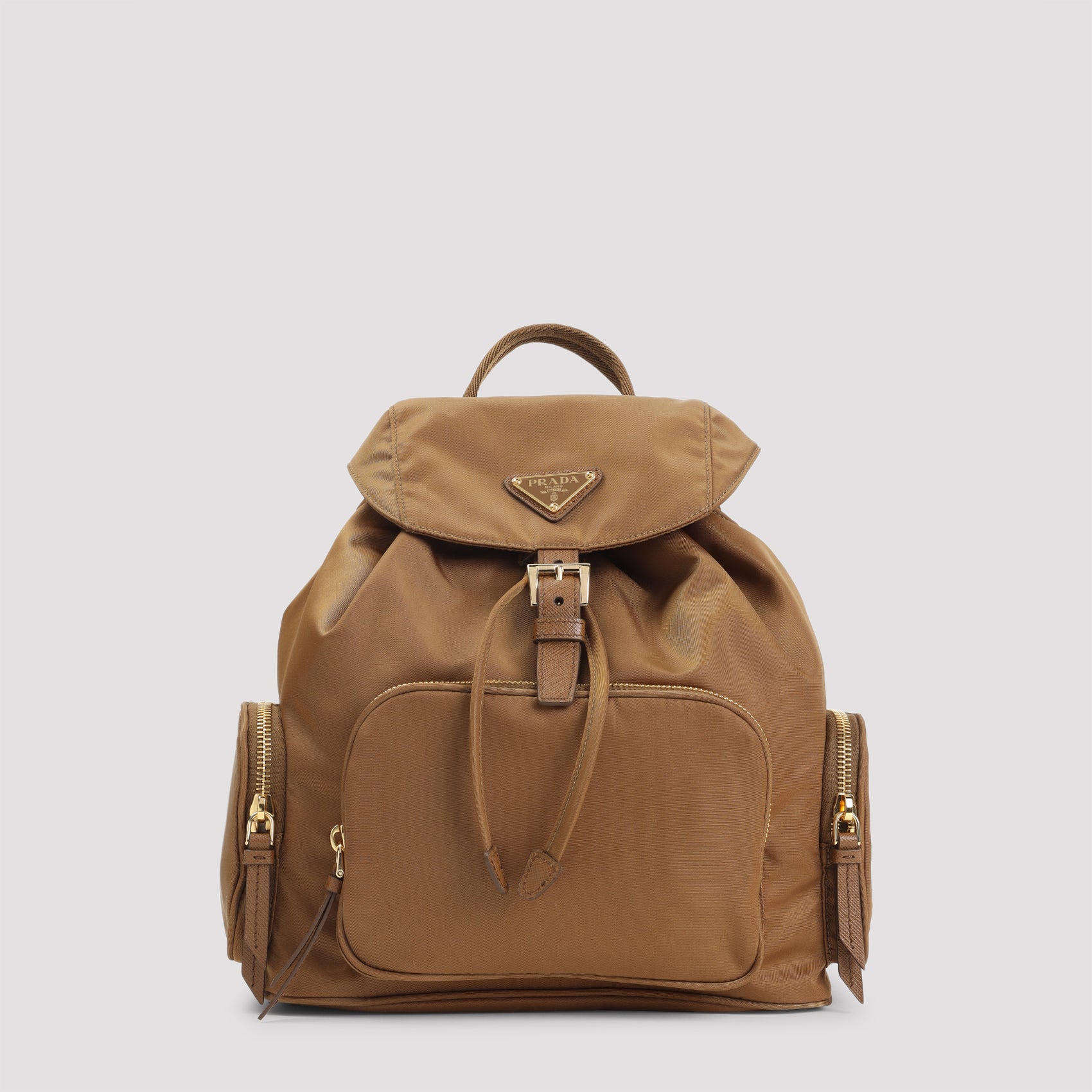 PRADA Classic Backpack with Signature Details