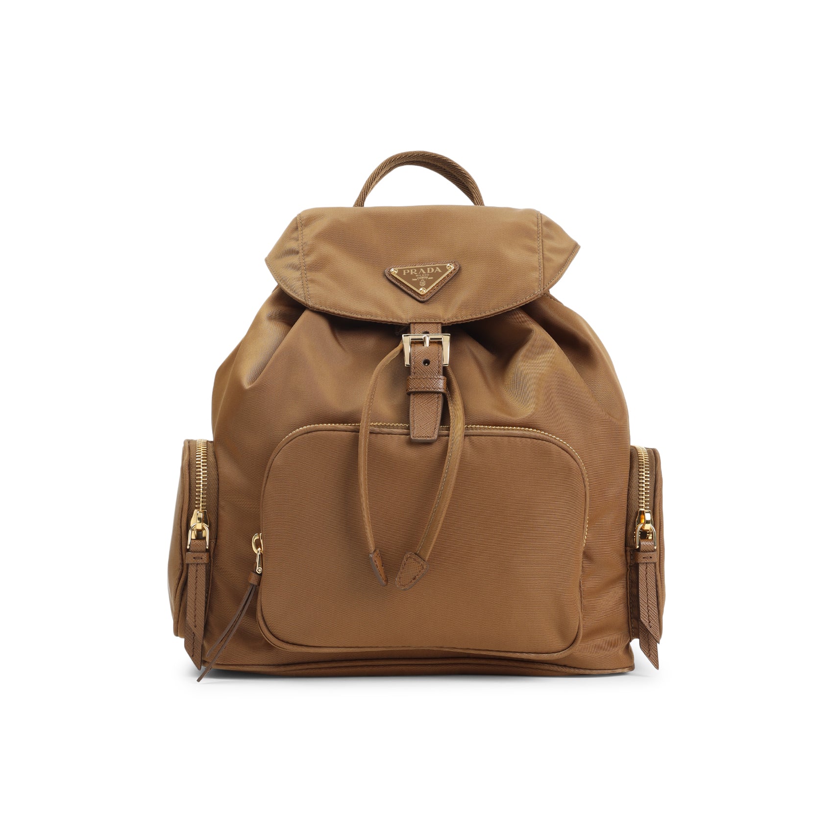 PRADA Classic Backpack with Signature Details