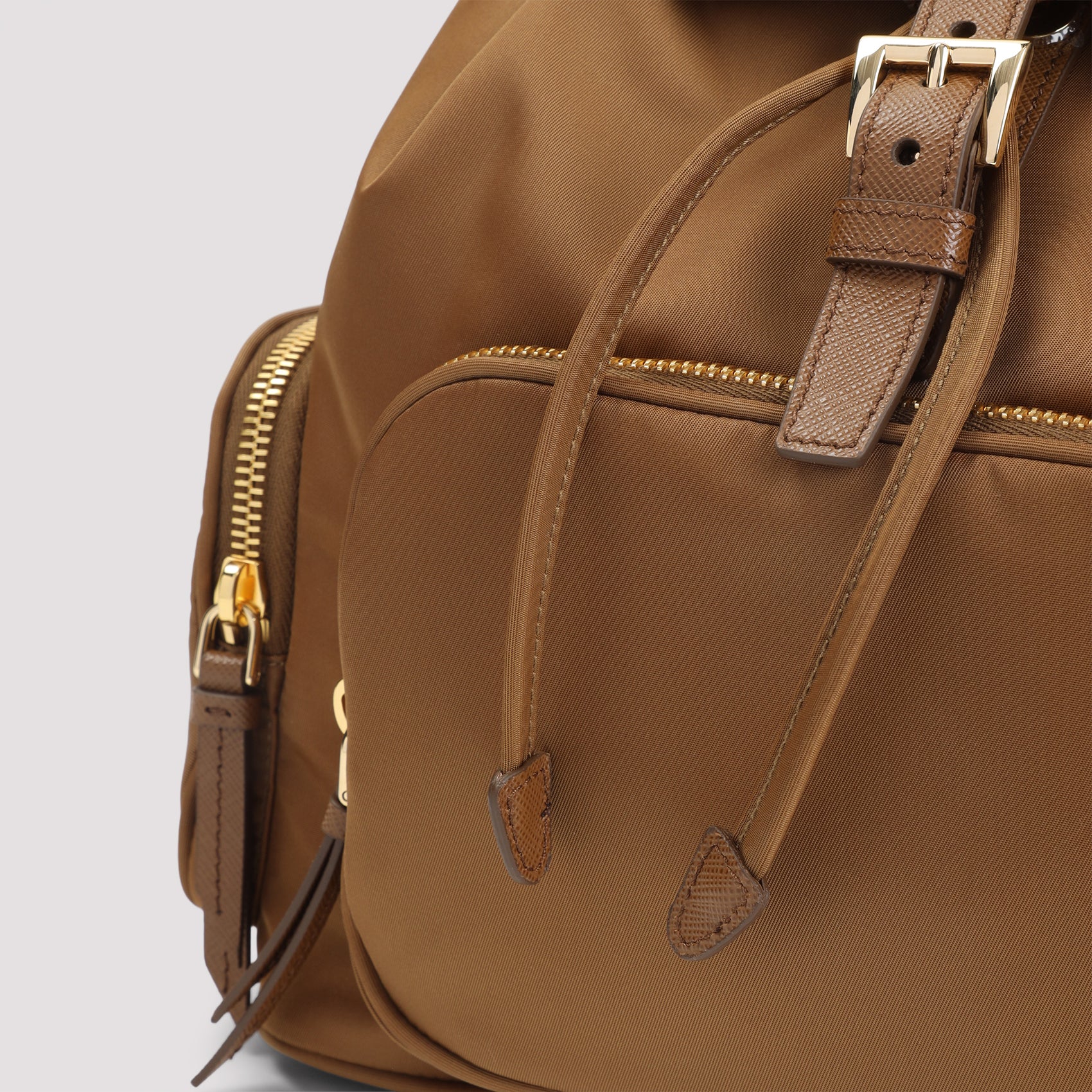 PRADA Classic Backpack with Signature Details