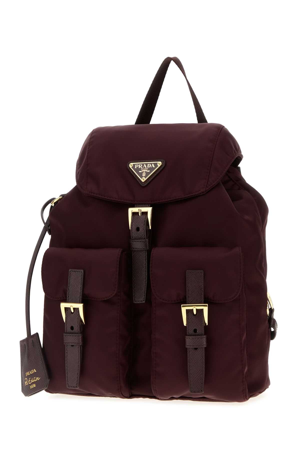 PRADA Recycled Nylon Mini Backpack - 23cm x 28cm x 12cm