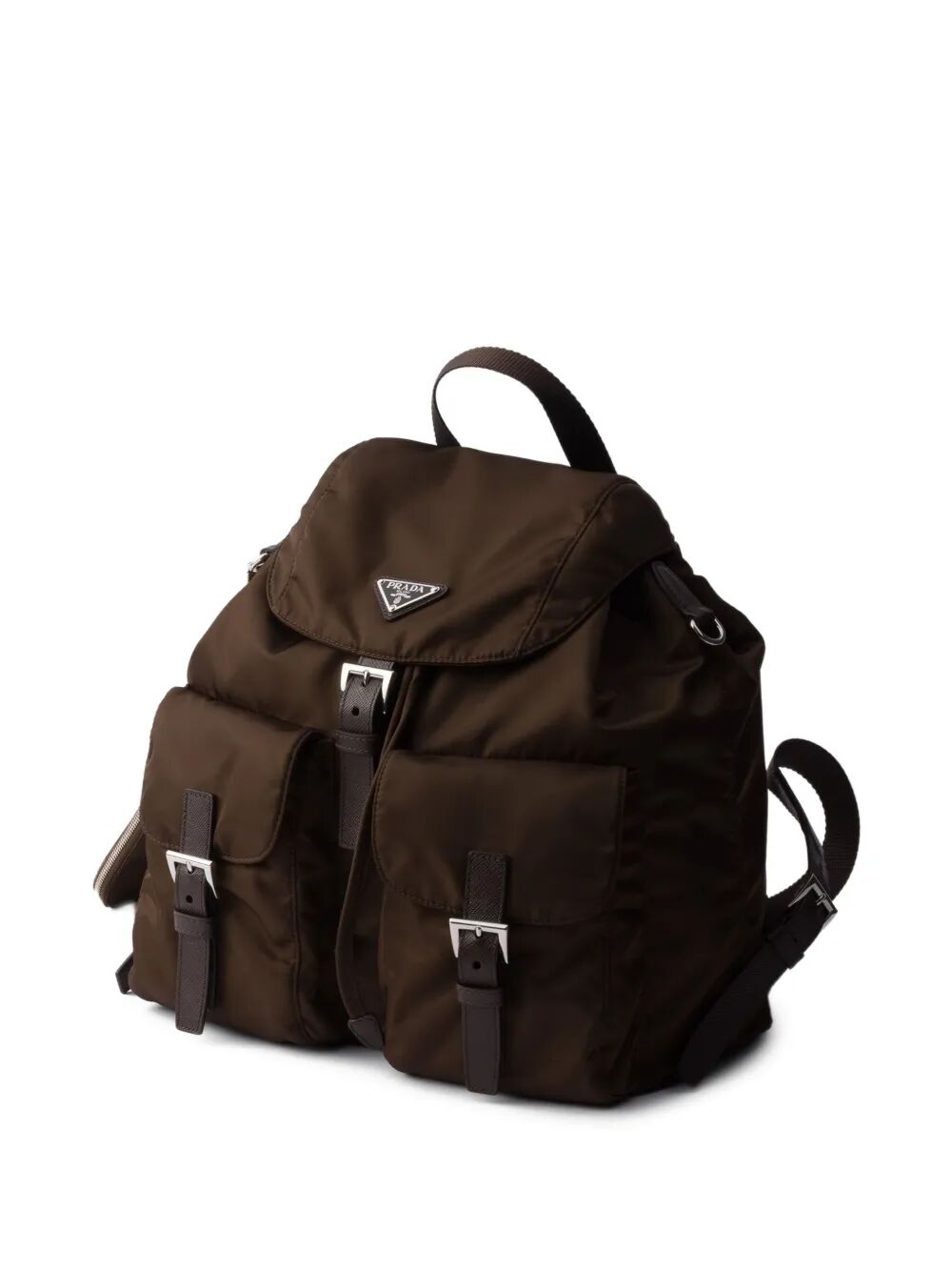 PRADA Medium Re-Nylon Backpack with Pouch Handbag - 30 x 32 x 15 CM