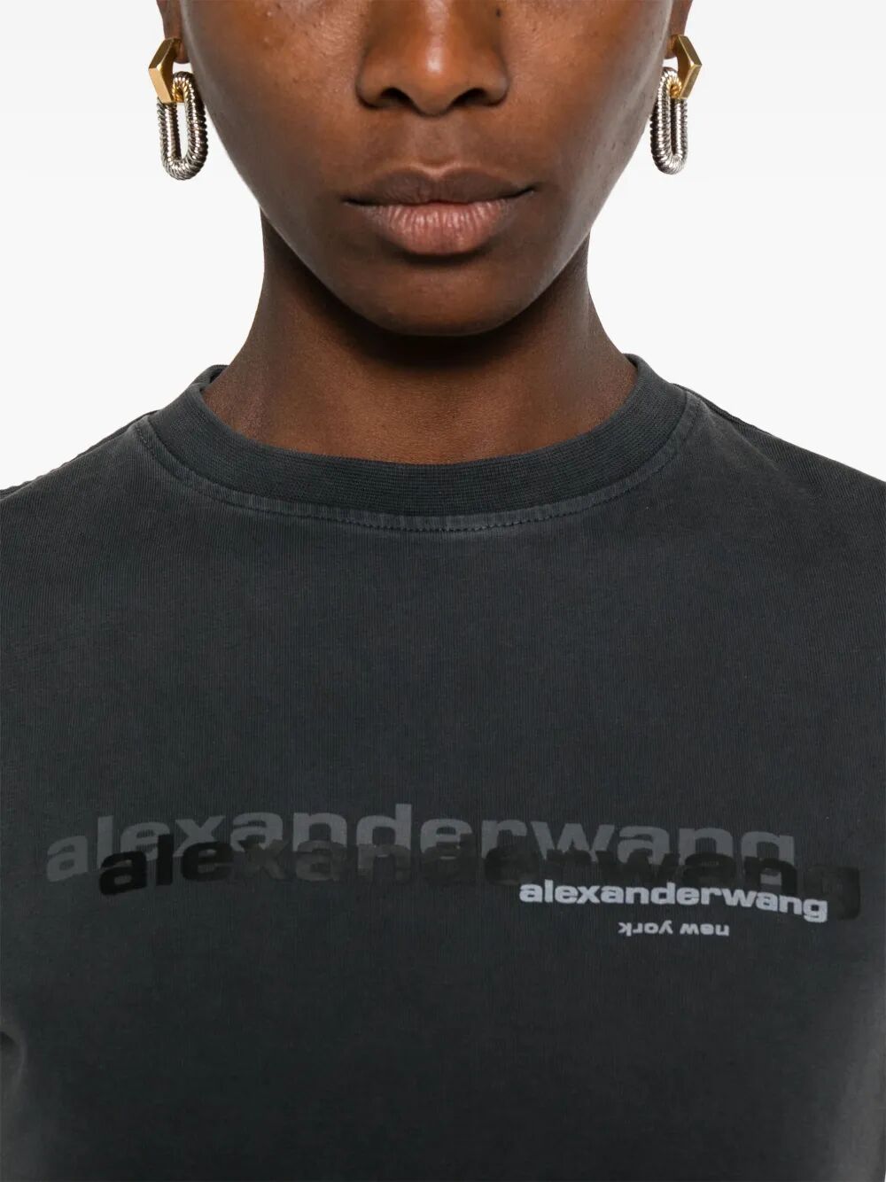 ALEXANDER WANG Mini Fit Logo T-Shirt