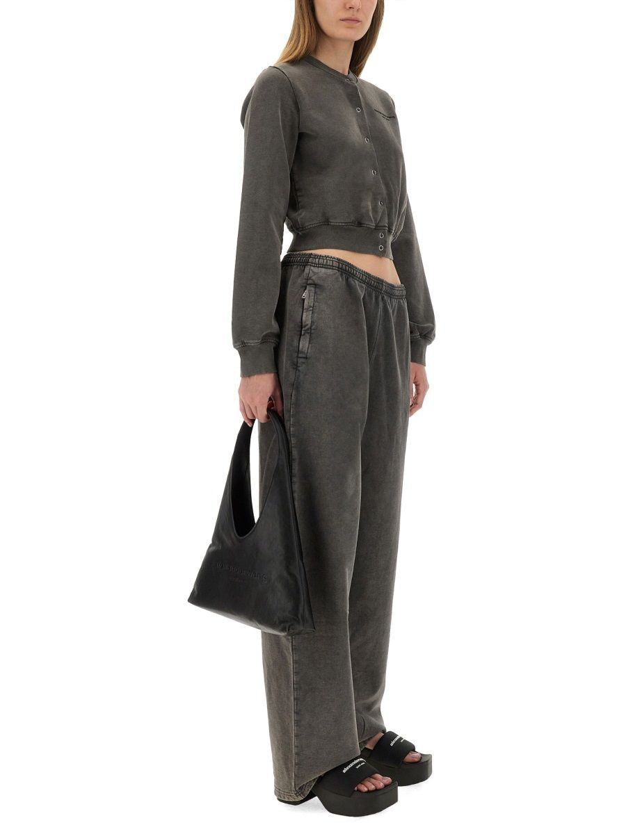 ALEXANDER WANG Articulated Leg Wide Leg Pants - Women's S