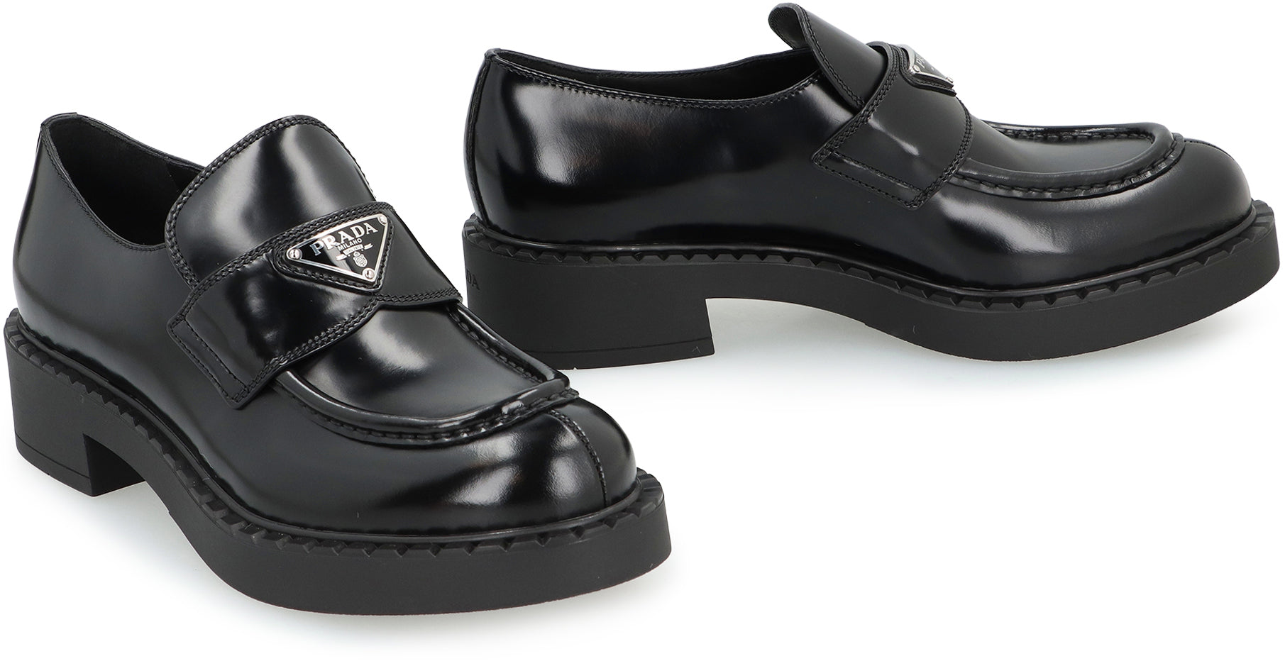 PRADA Chic Leather Loafers
